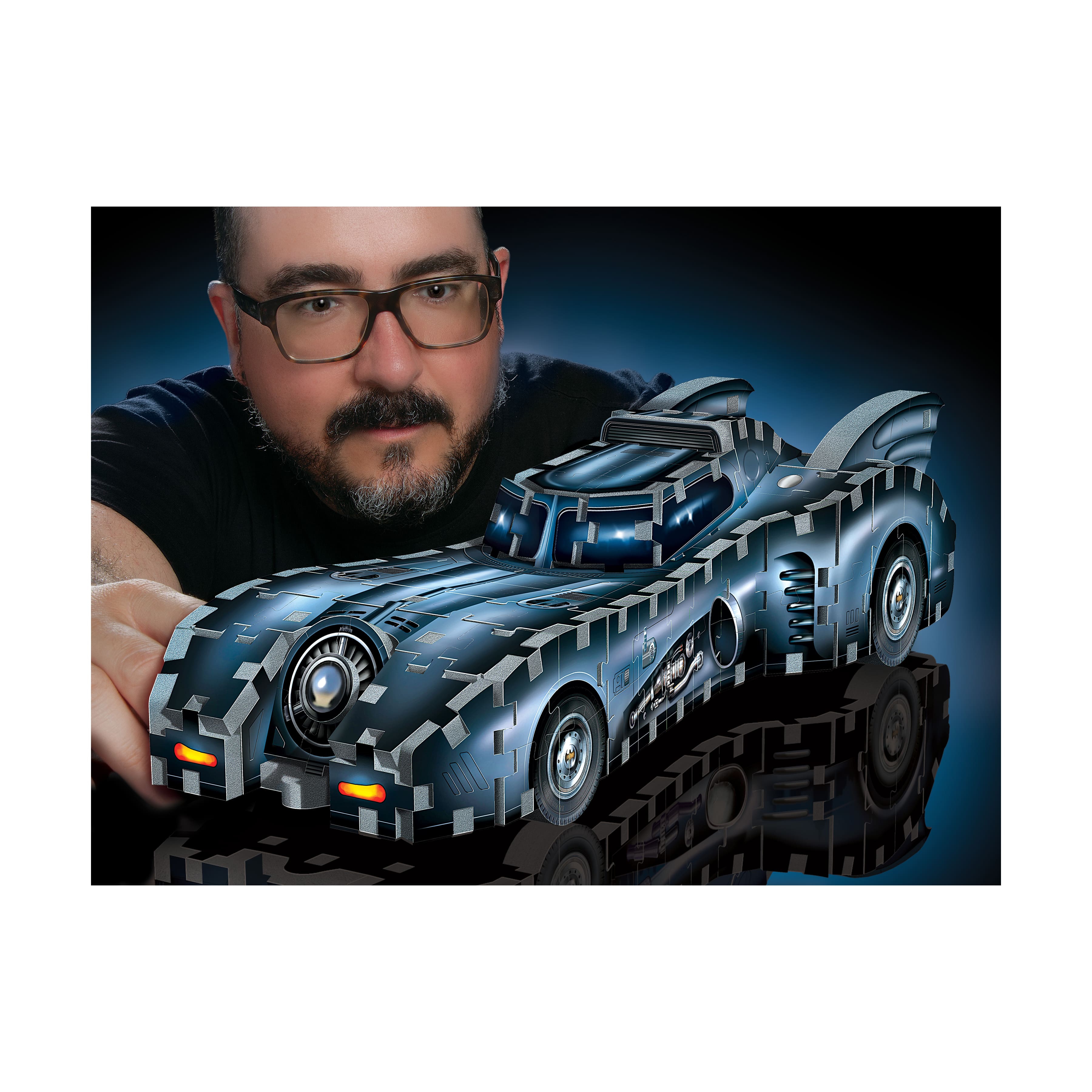 DC Batman - Batmobile 3D Jigsaw Puzzle: 255 Pcs