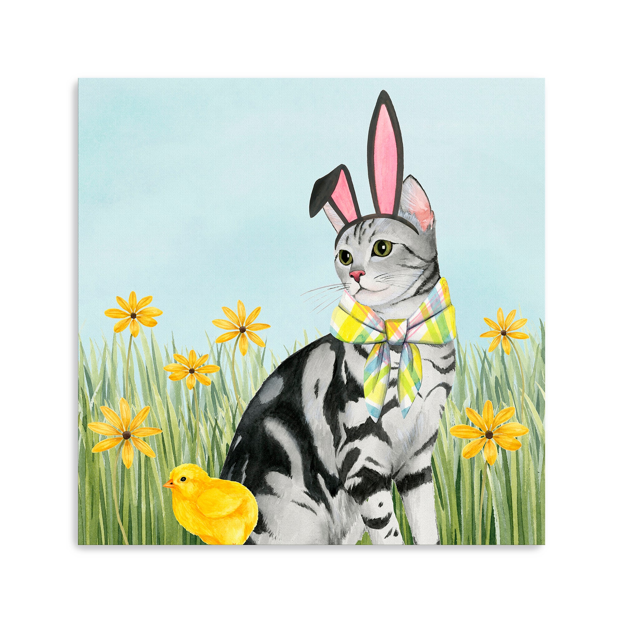 Lumaprints Easter Cats III Canvas Giclée Art