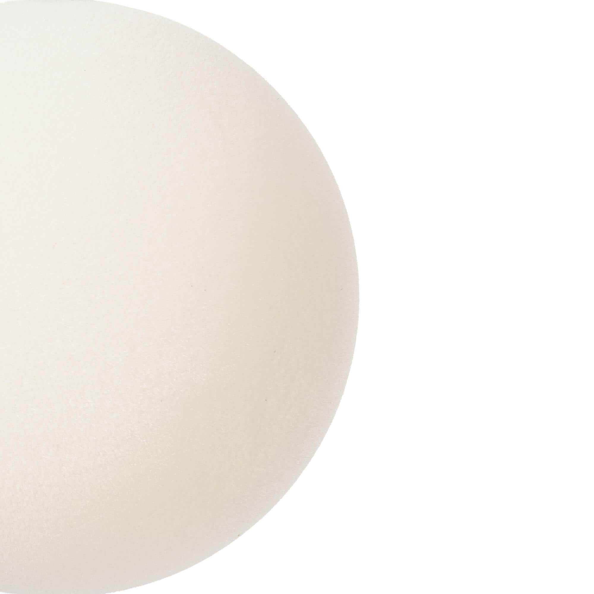 Vickerman 10" White Flocked Ball Ornament