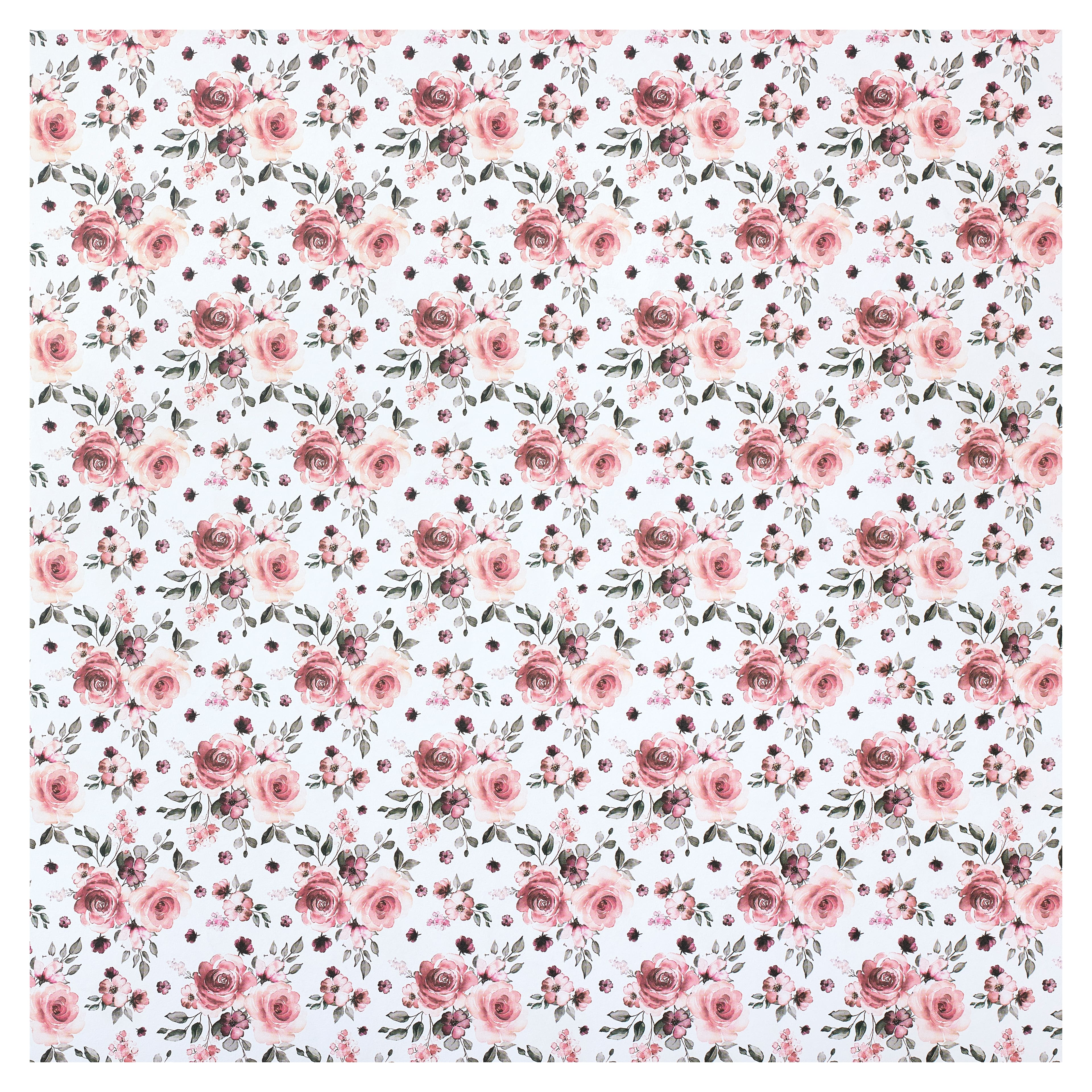 Pack: Pink Roses Cardstock by Recollections