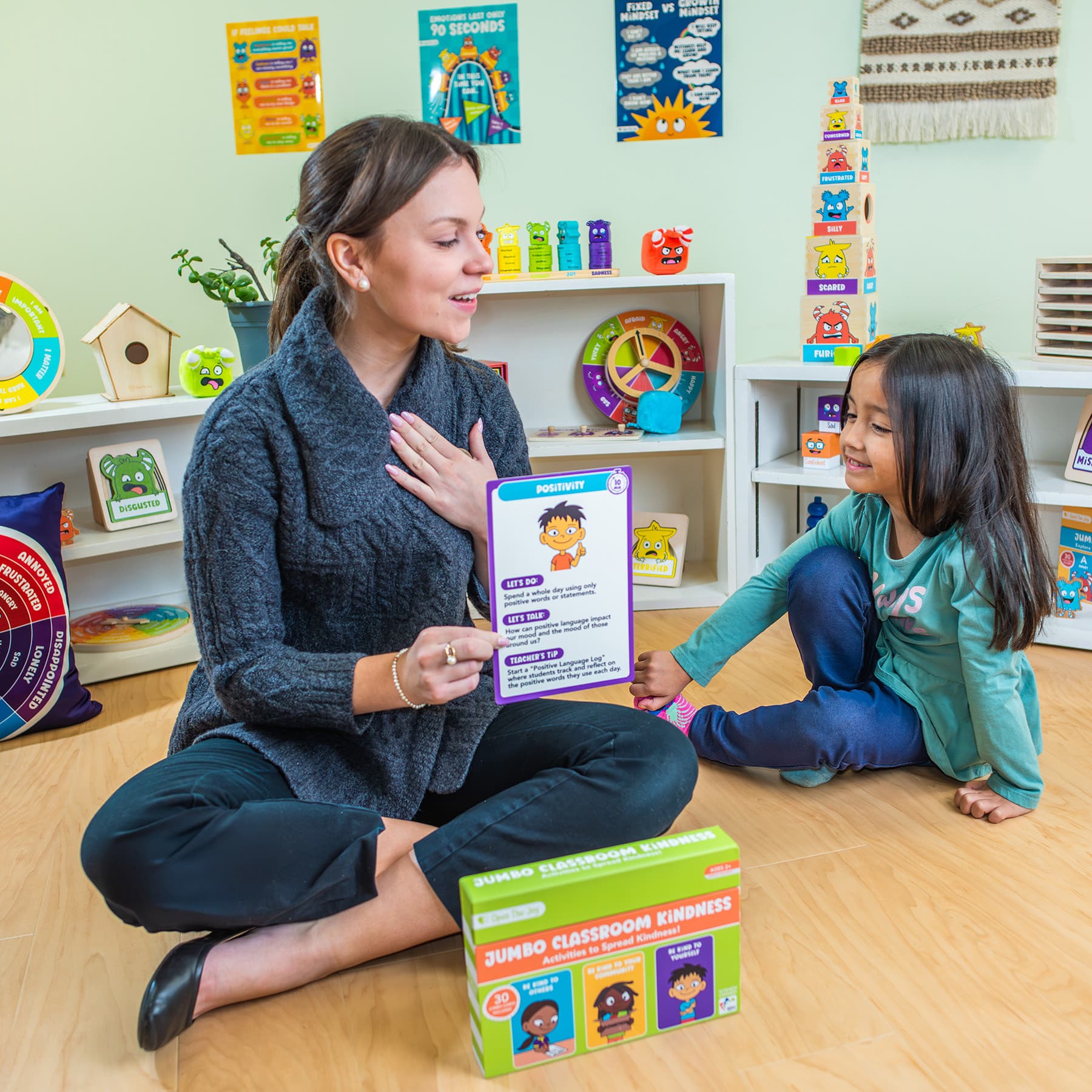 Open the Joy Jumbo Classroom Kindness Cards Set