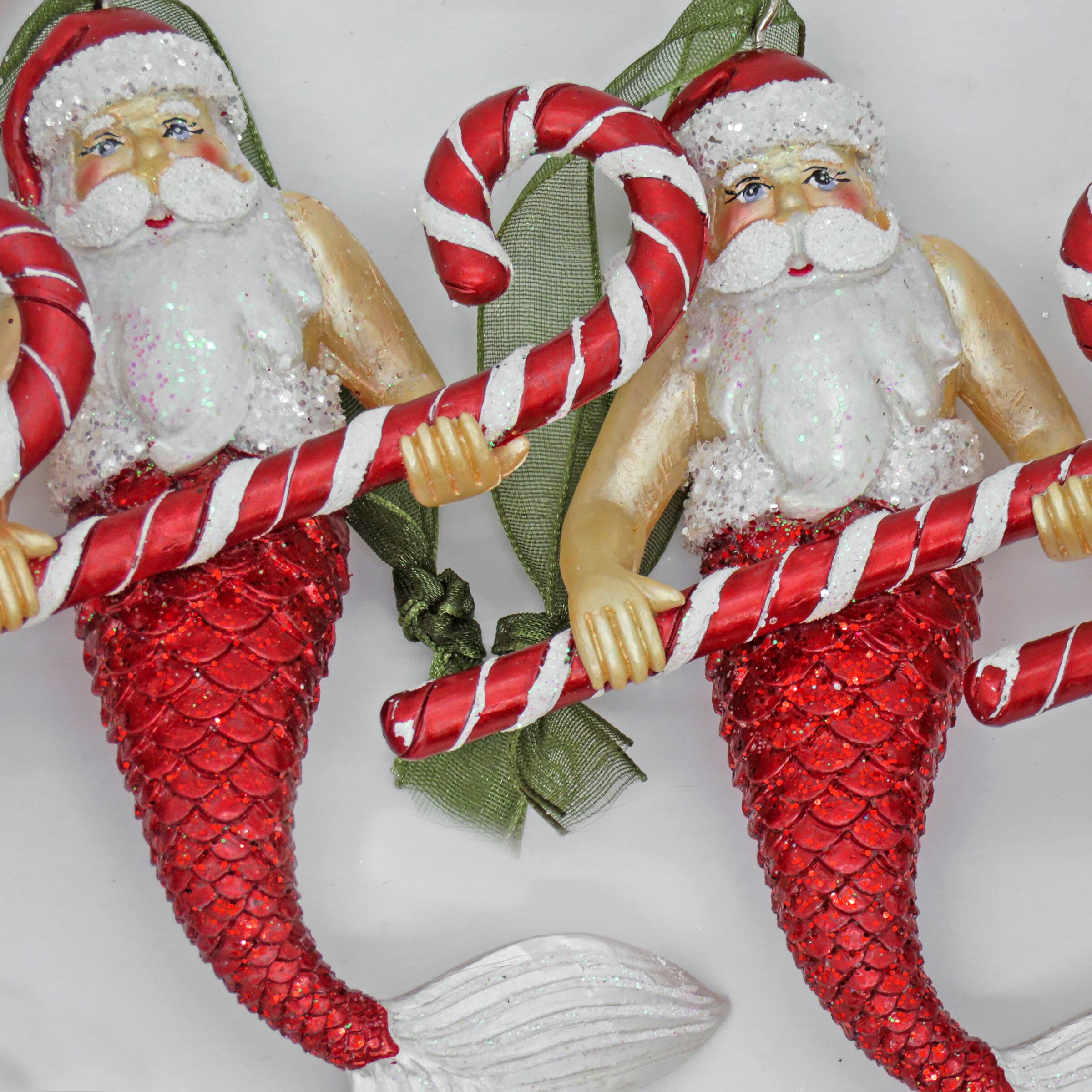 National Tree Company Santa Merman Ornaments, 4ct.