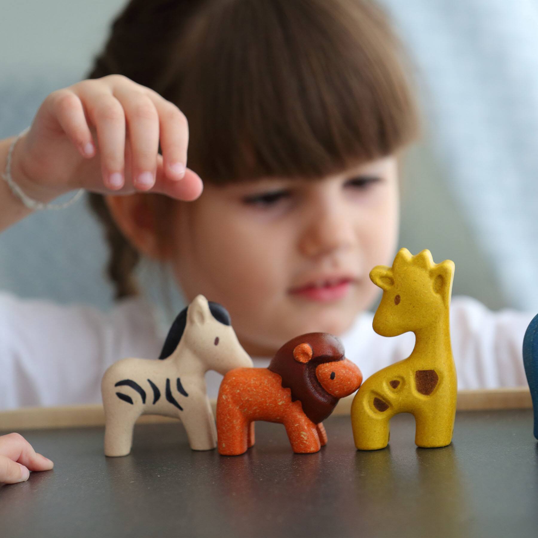 PlanToys Wild Animals Wooden Playset