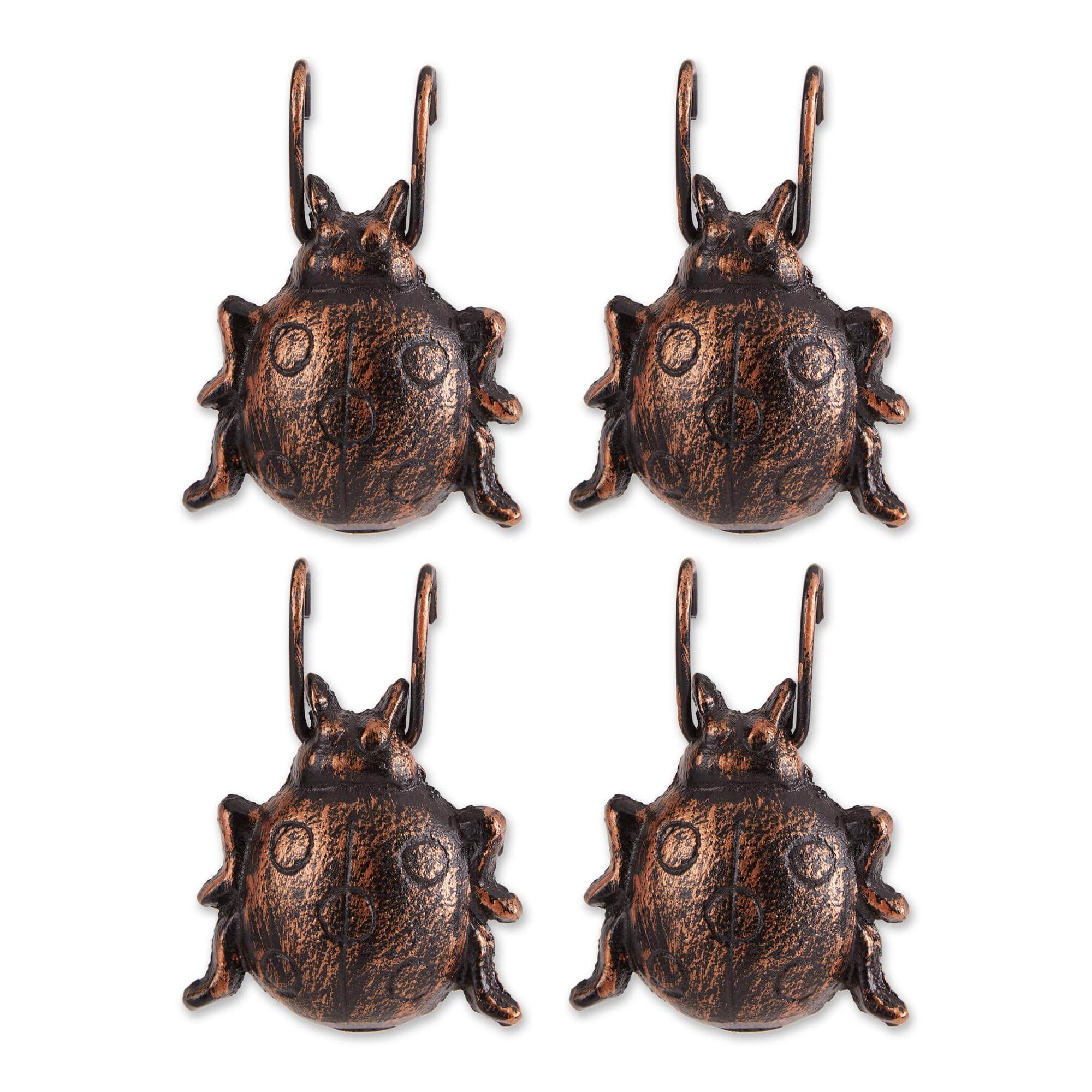 4" Ladybug Cast Iron Pot Hanger, 4ct.