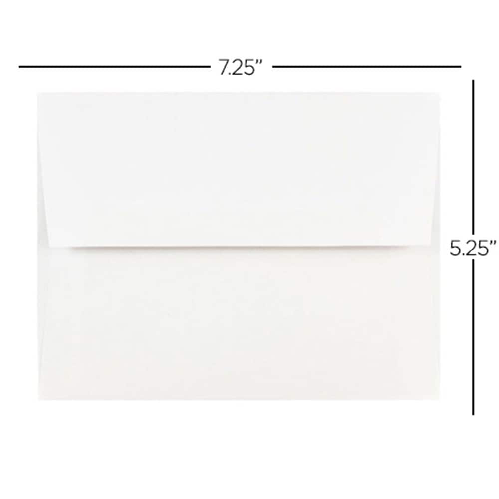 JAM Paper White A7 Invitation Envelopes