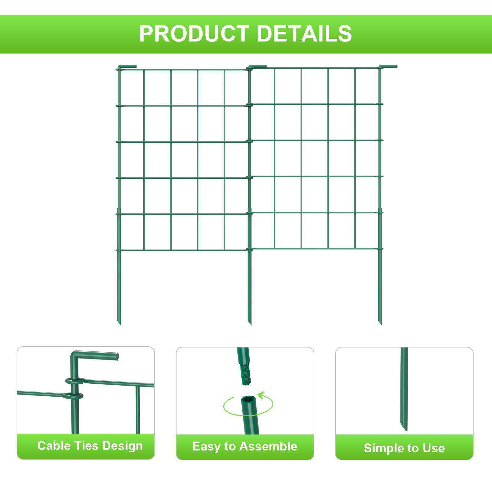 NEX™ Green Rustproof Folding Fence, 20ct.