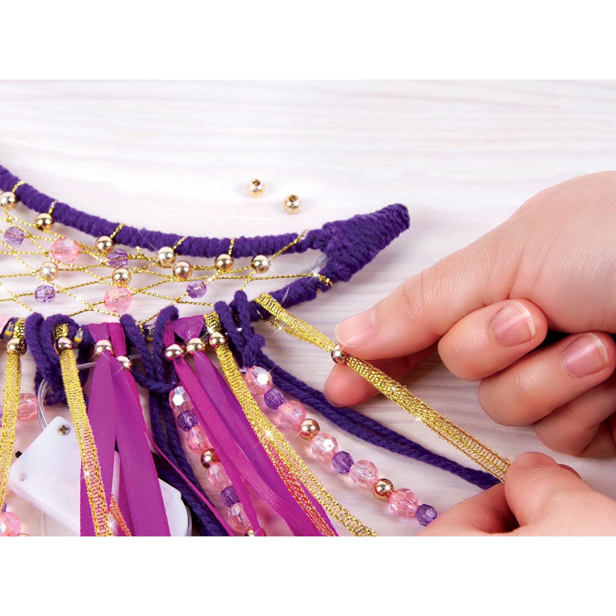 Make It Real™ DIY Lunar Dream Catcher with Lights Kit