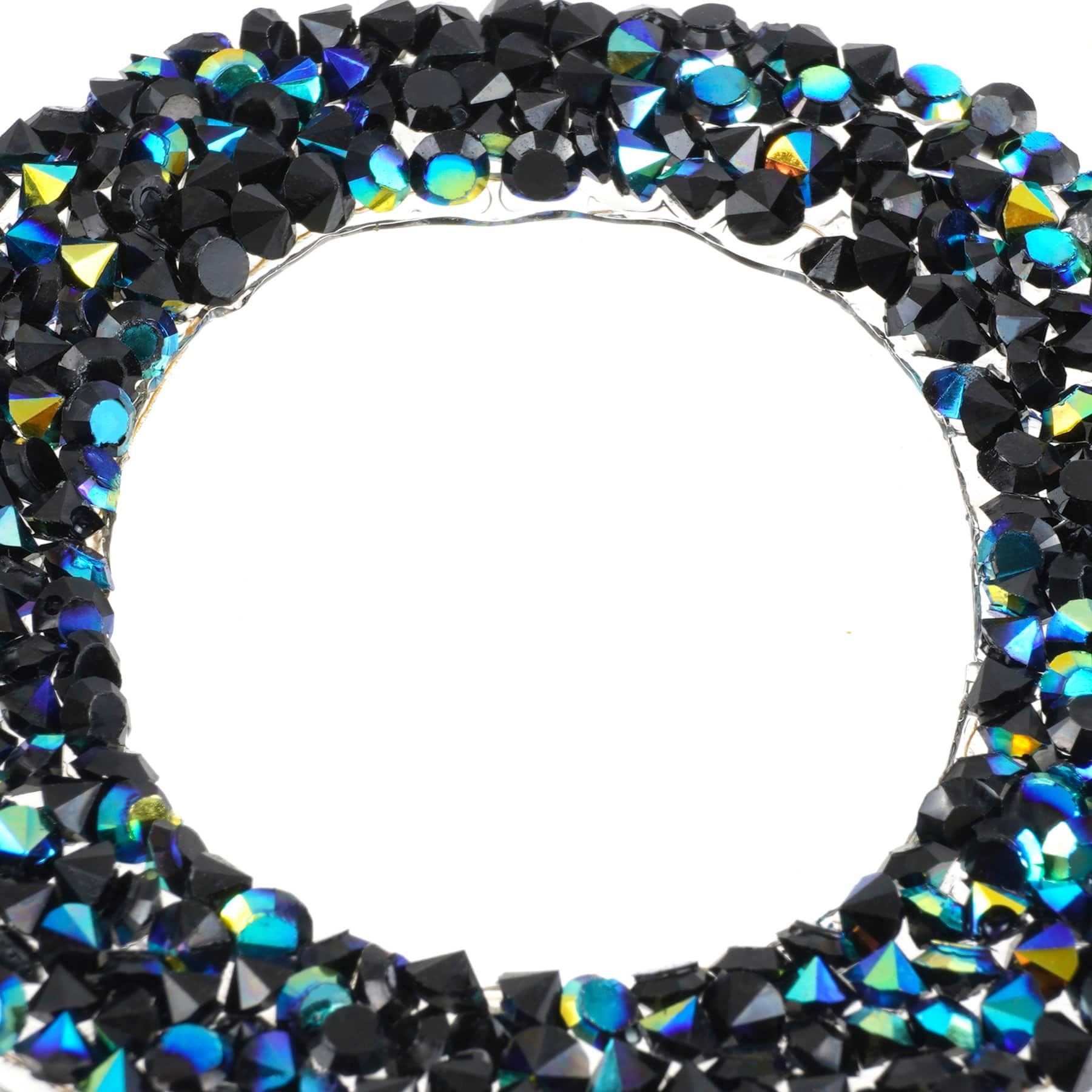 12 Pack: Black AB Letter Bling Sticker by Recollections®