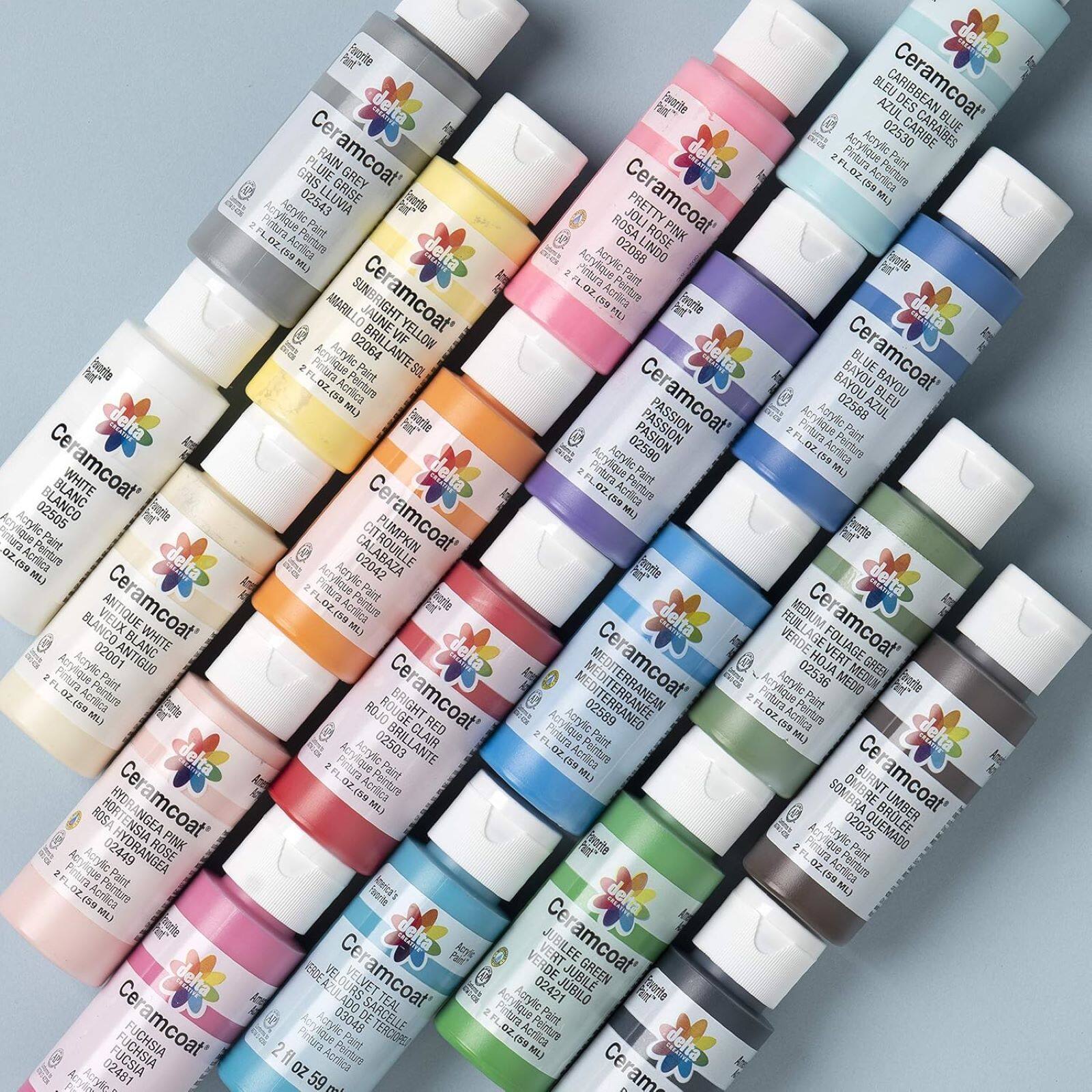 Delta Ceramcoat® Top Colors 18 Color Acrylic Paint Set