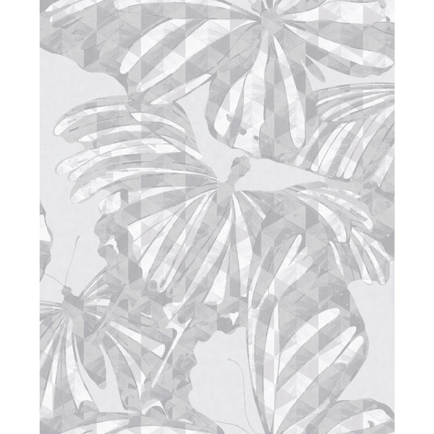 RoomMates Mr. Kate Gray Butterfly Peel & Stick Wallpaper