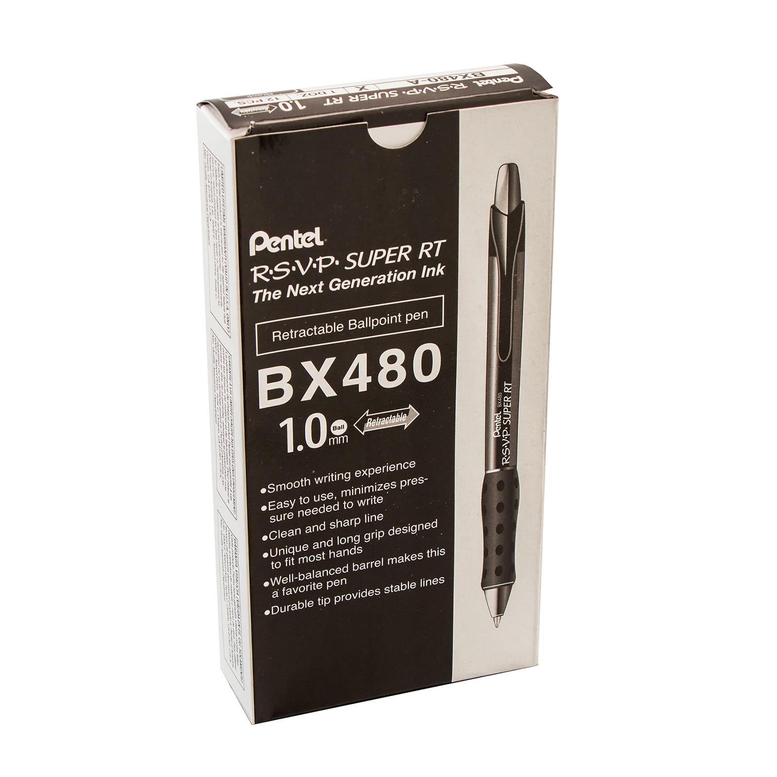R.S.V.P.® Super RT Retractable Ballpoint Pen, 12ct. By Pentel in Black | 1 mm | Michaels®