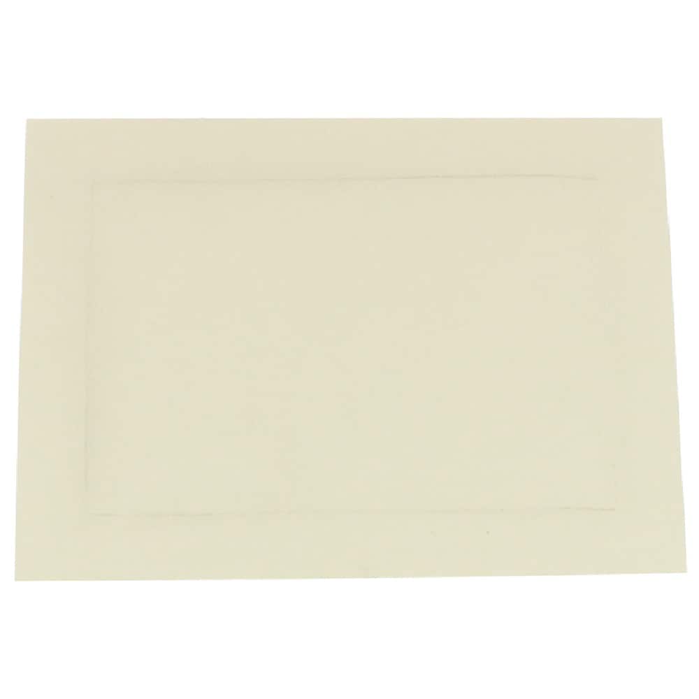 JAM Paper A2 Ivory Blank Foldover Cards with Panel