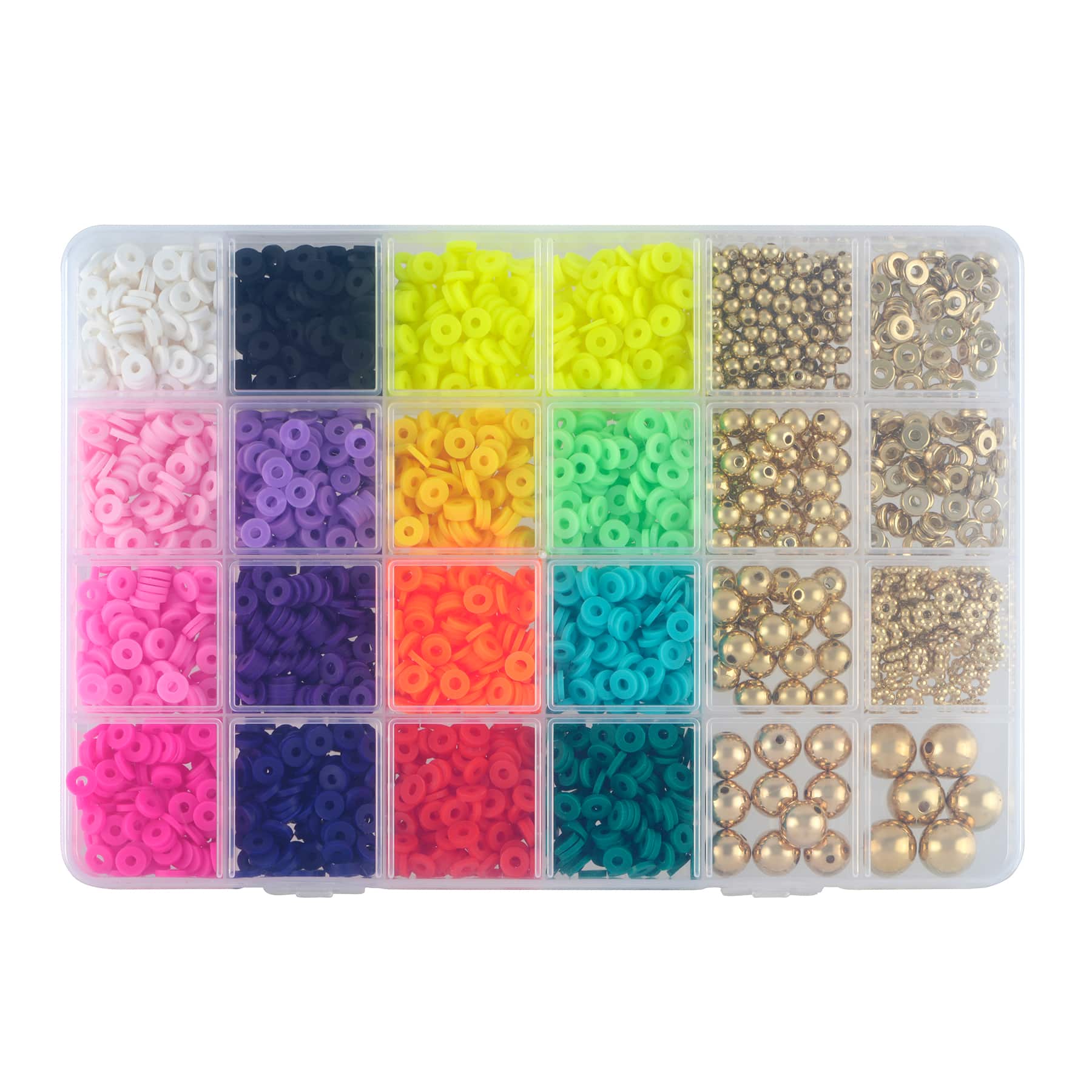 Clay Heishi & Plastic Bead Mix Box by Bead Landing™