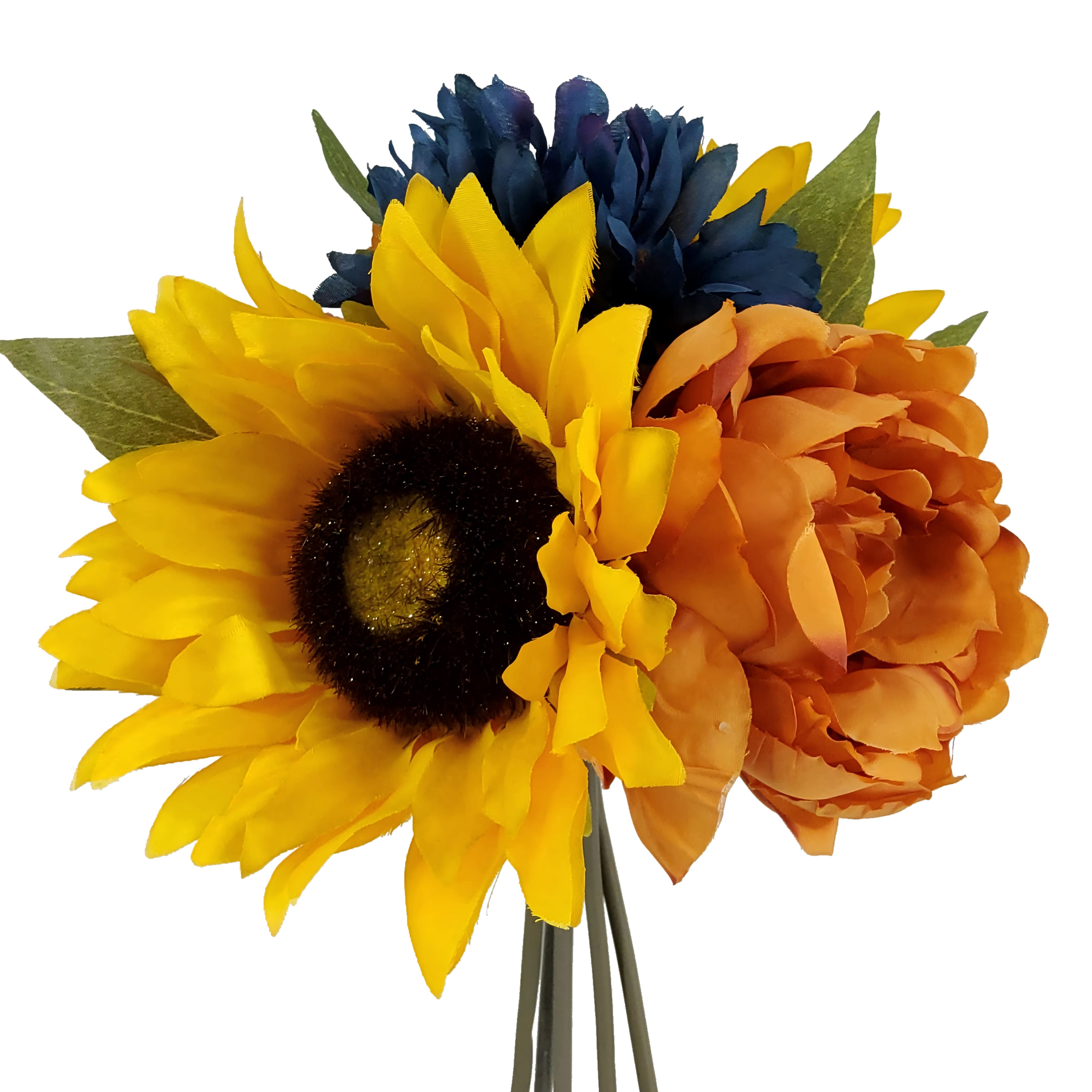 11" Yellow Sunflower & Peony Mix Bouquet by Ashland®