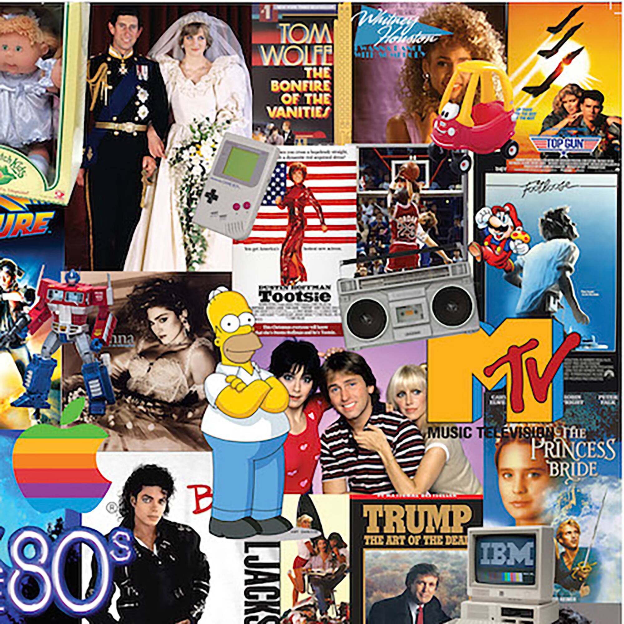 Hart Puzzles Back to the 80s by Steve Smith 1,000 Piece Jigsaw Puzzle