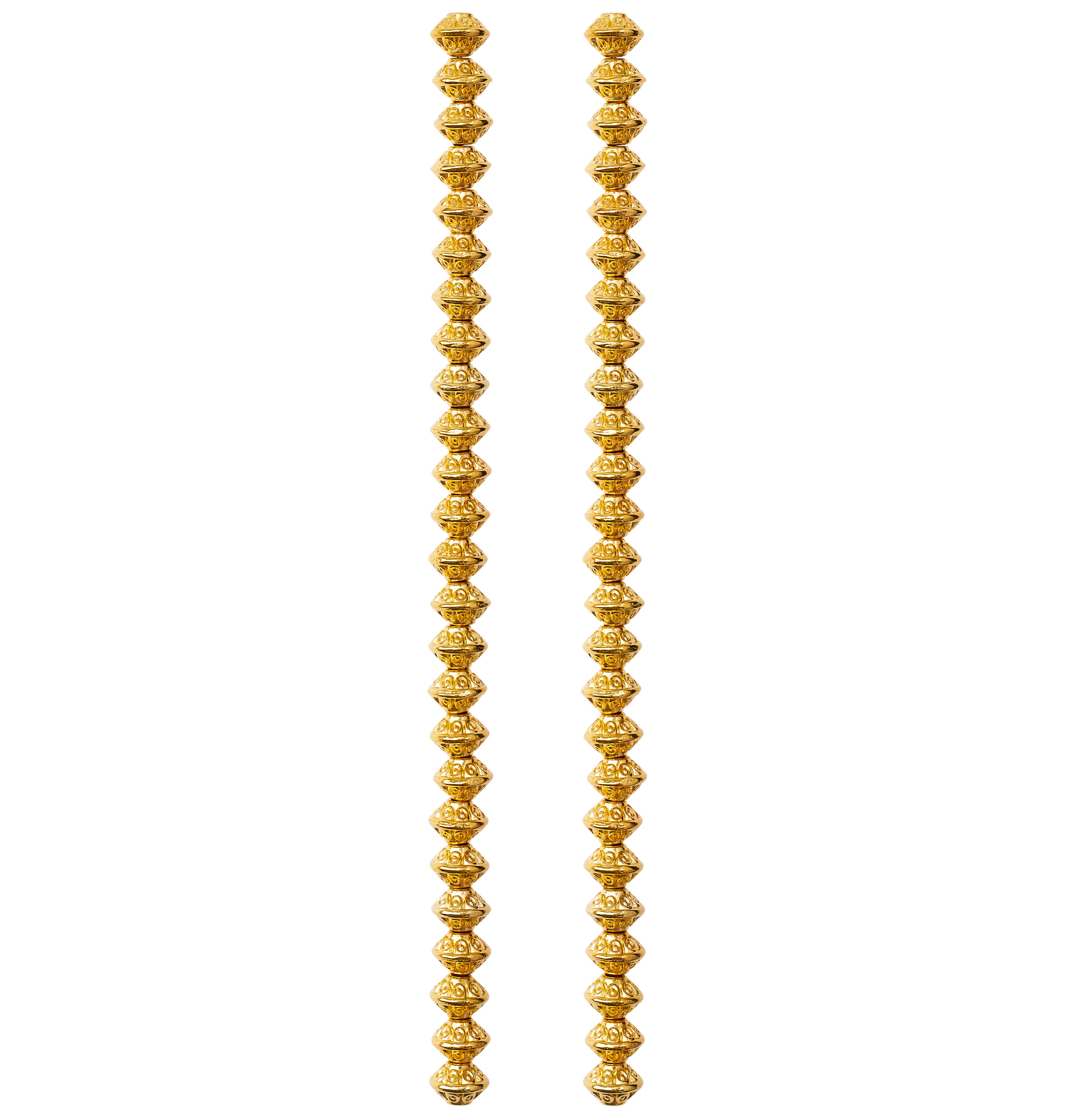 Gold Spot Rondelle Beads, 6mm by Bead Landing™