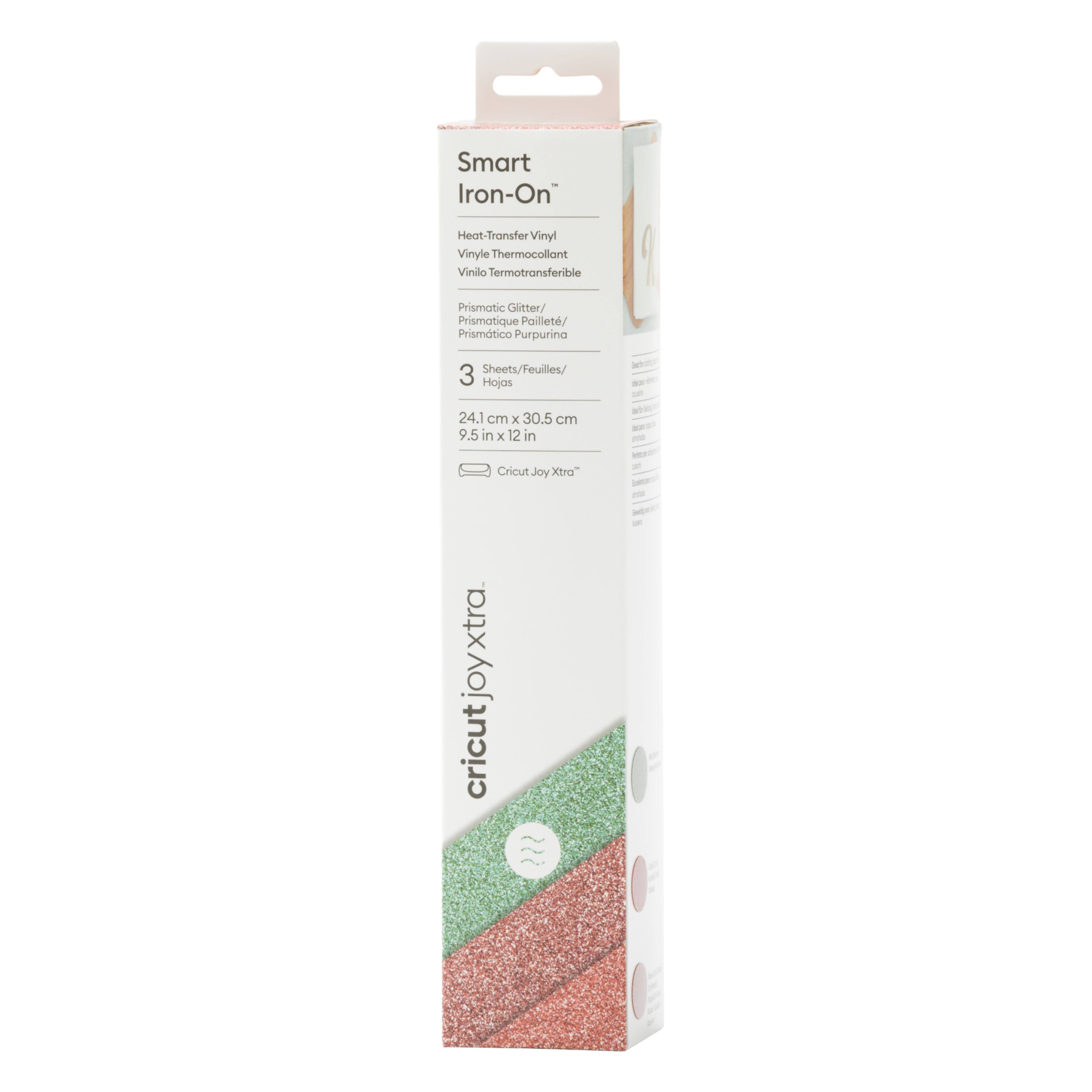 Cricut Joy Xtra™ Prismatic Glitter Smart Iron-On™ Sea Sparkle Sampler