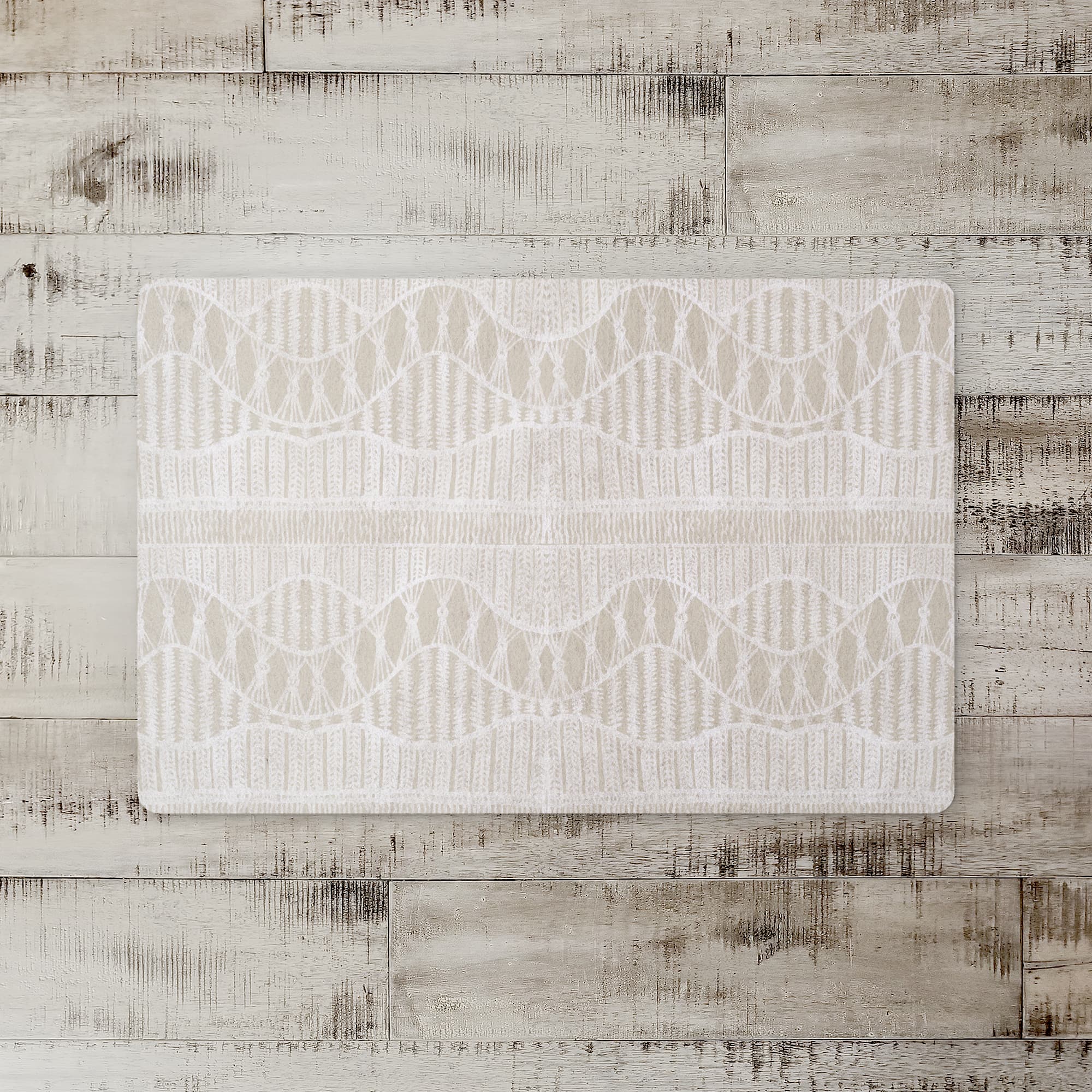 Lace Pattern Floor Mat