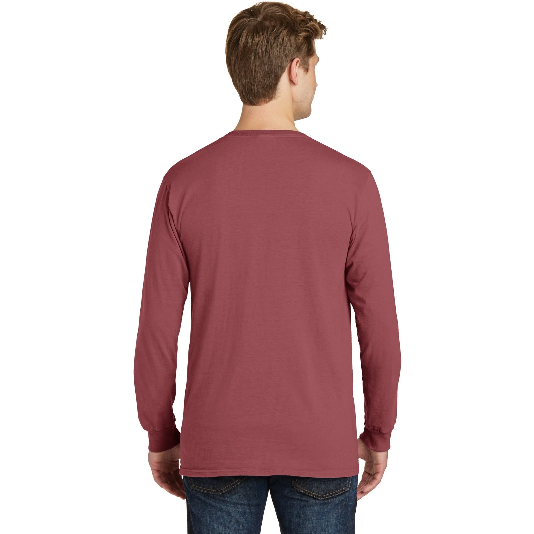 Port & Company® Beach Wash® Colors Garment-Dyed Long Sleeve Tee
