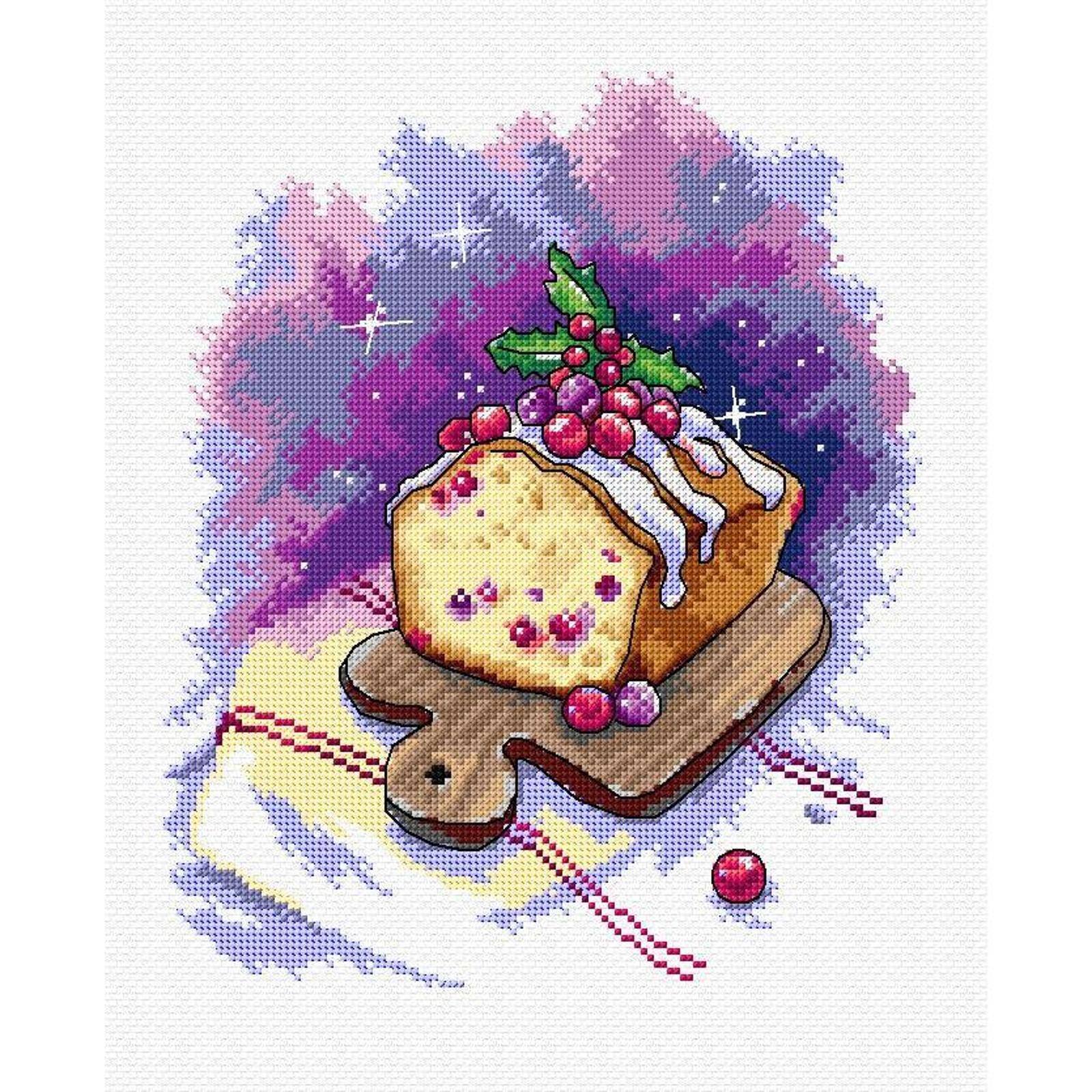Crafting Spark Cake Counted Cross-Stitch Kit