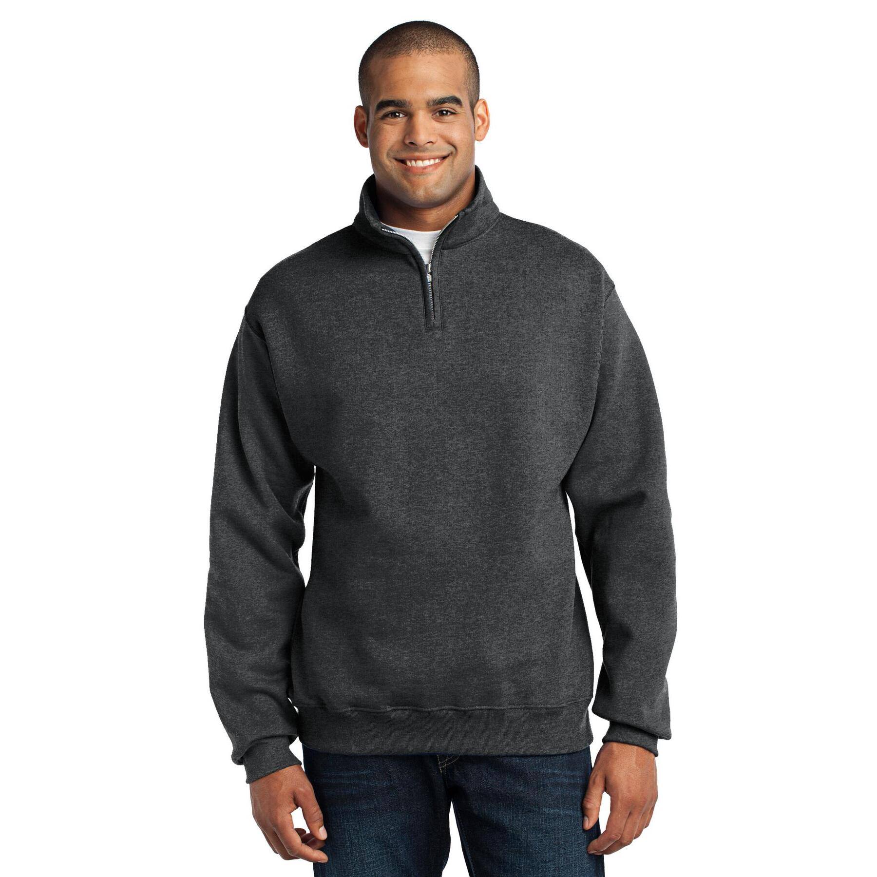 JERZEES® NuBlend® 1/4-Zip Cadet Collar Sweatshirt