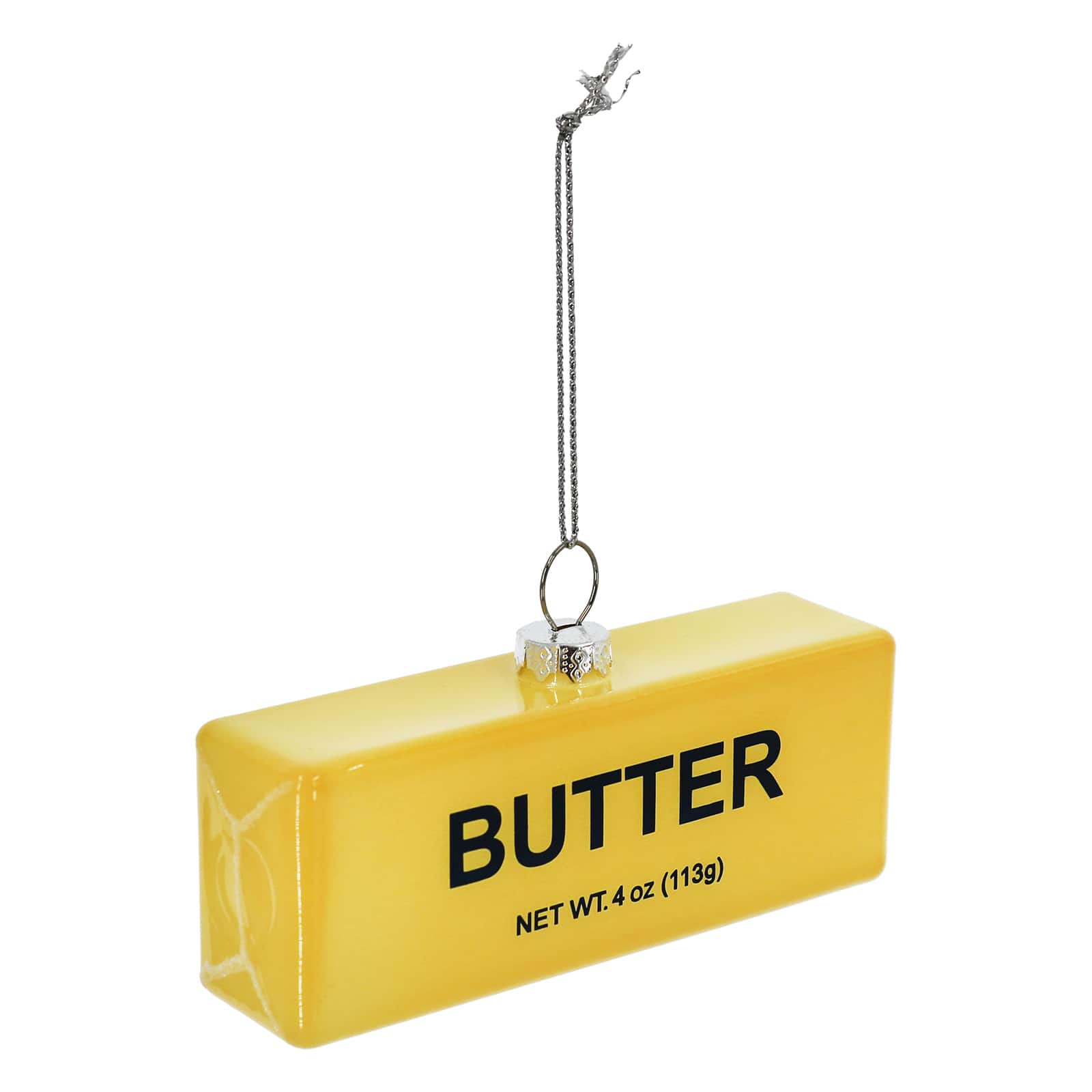 4" Yellow Butter Glass Ornament by Ashland®