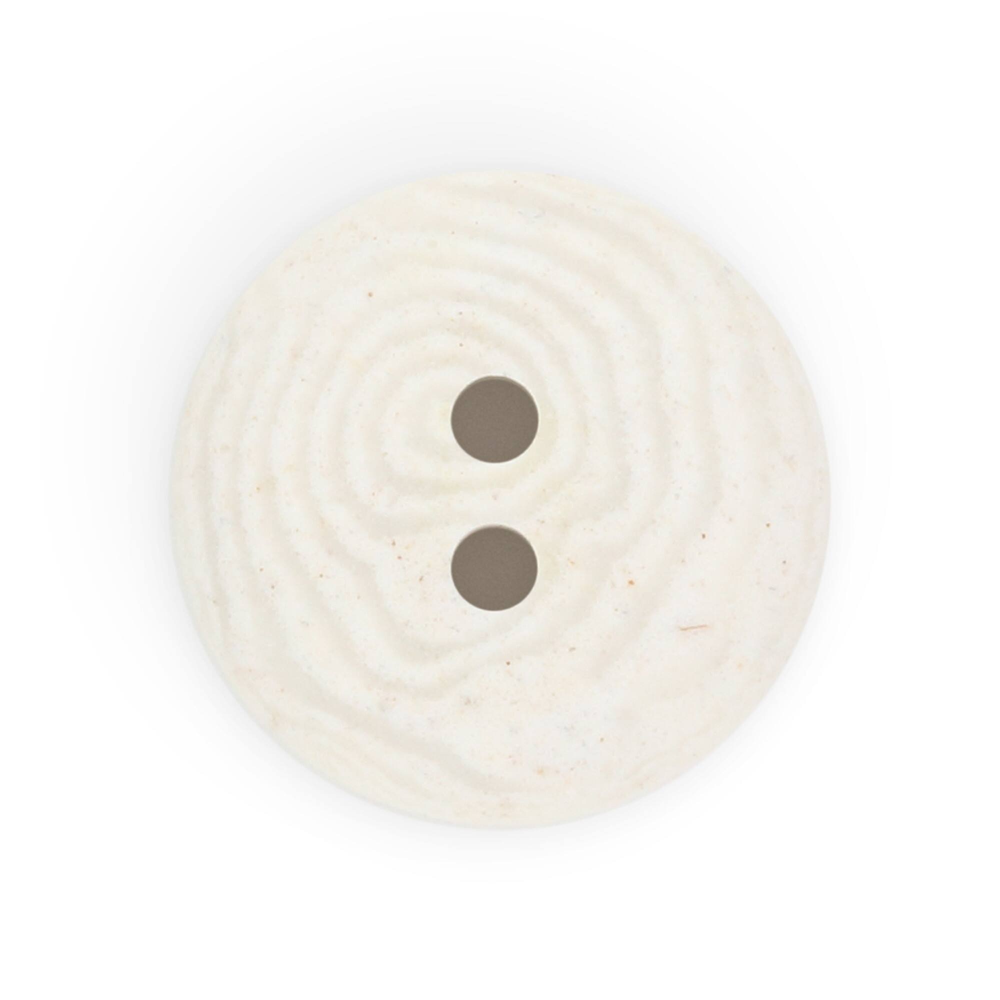 Dritz® 15mm Light Gray Recycled Corozo Round Button, 12ct.