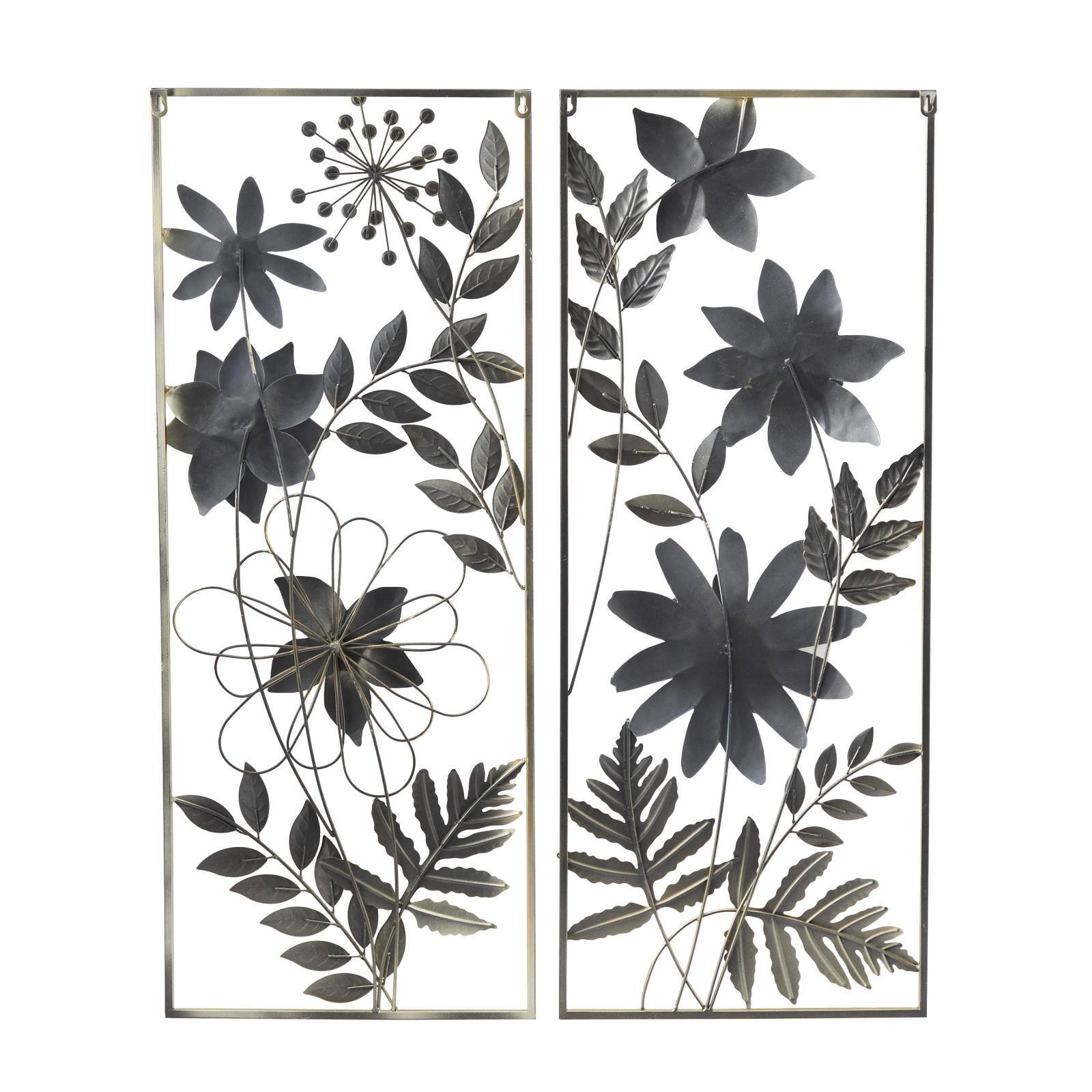 Gold Metal Coastal Wall Décor Set