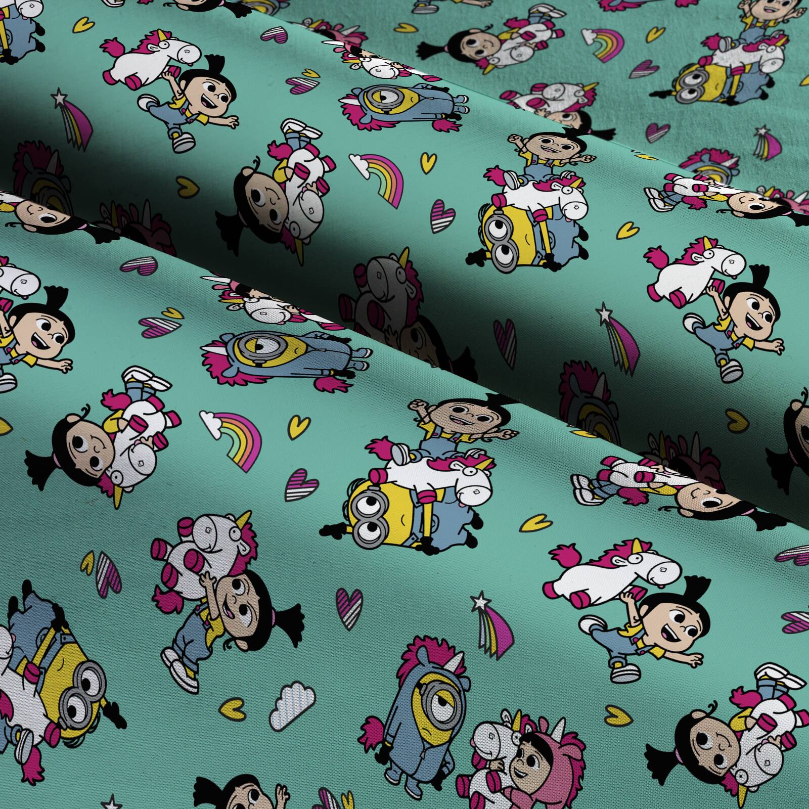 Universal Illumination Minions Fluffy Trio Toss Cotton Fabric