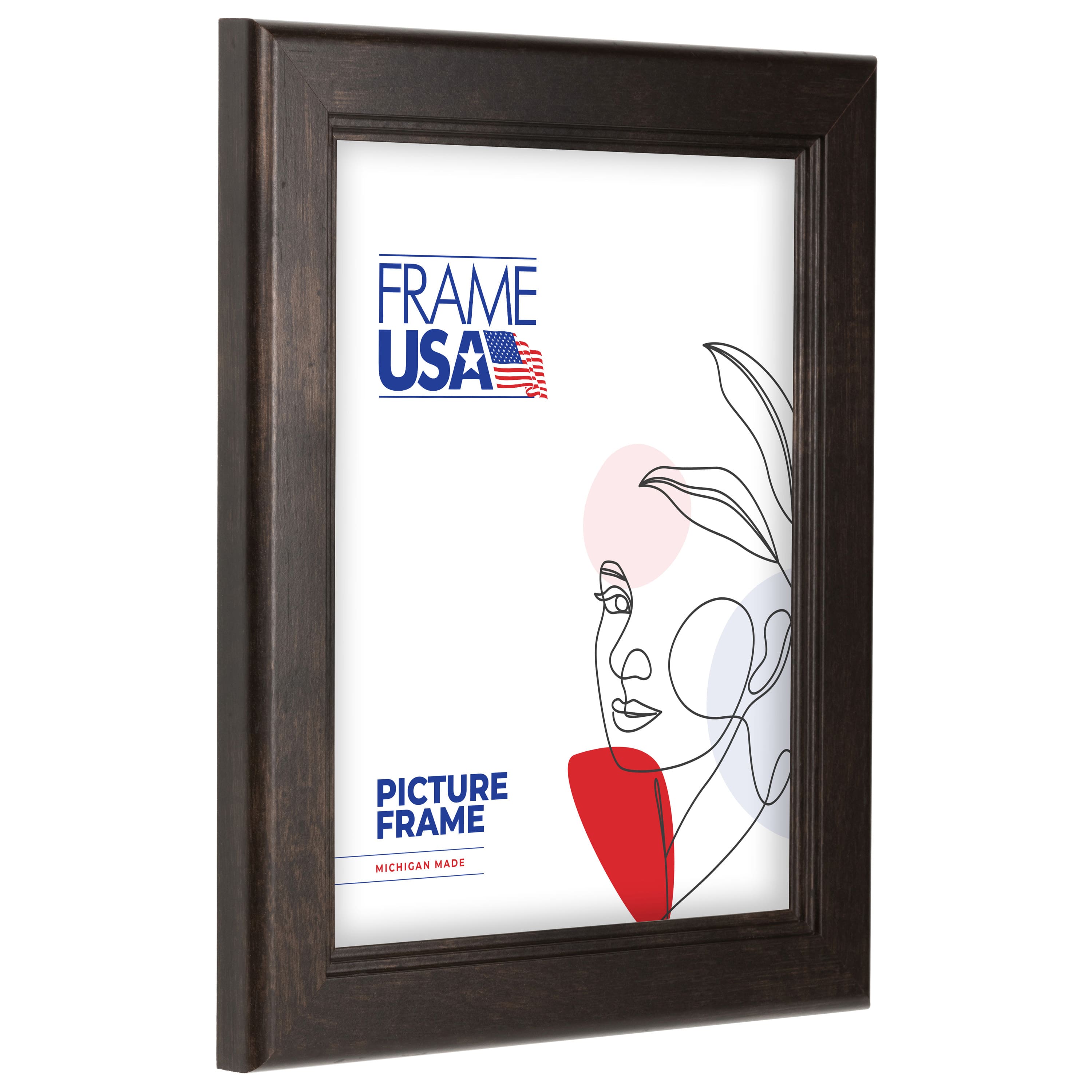 Frame USA Modern Living Espresso Walnut Single Image Picture Frame