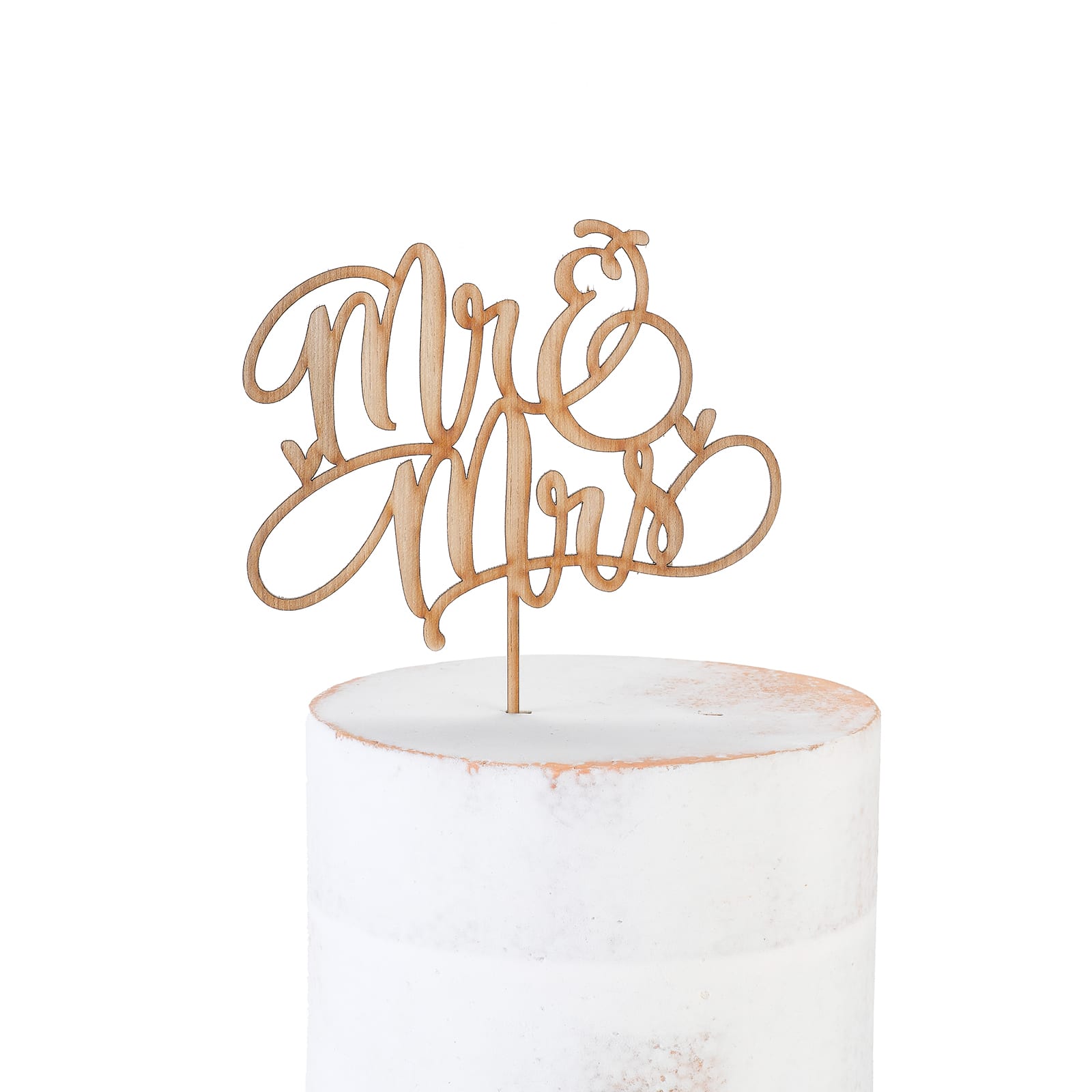 Hortense B. Hewitt Co. Mr & Mrs Wood Cake Pick 