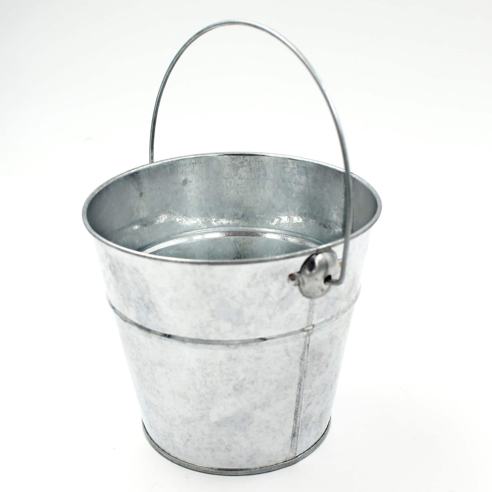 ArtSkills® 5" Small Galvanized Metal Buckets, 9ct.