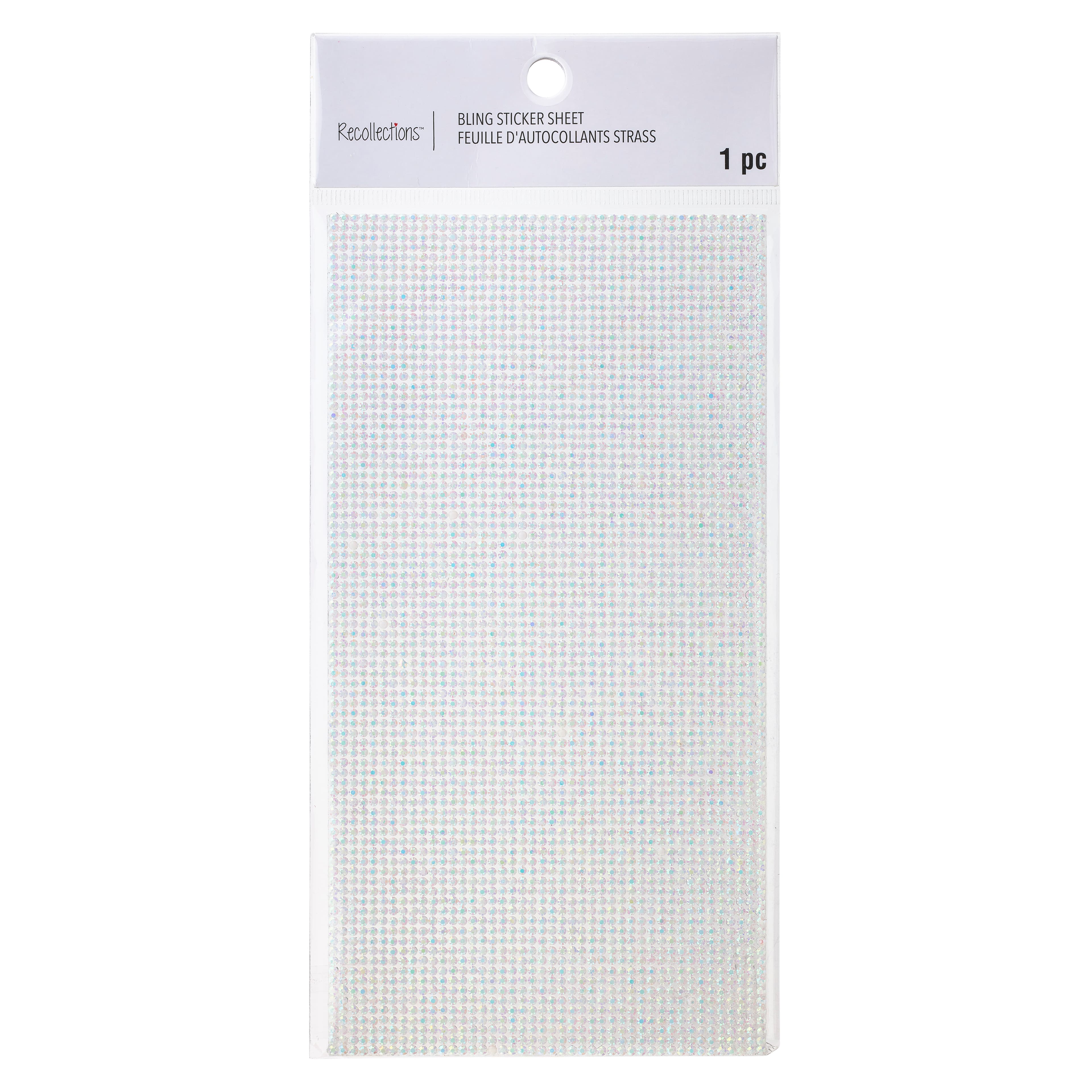 Clear Micro Iridescent Bling Sticker Sheet By Recollections™