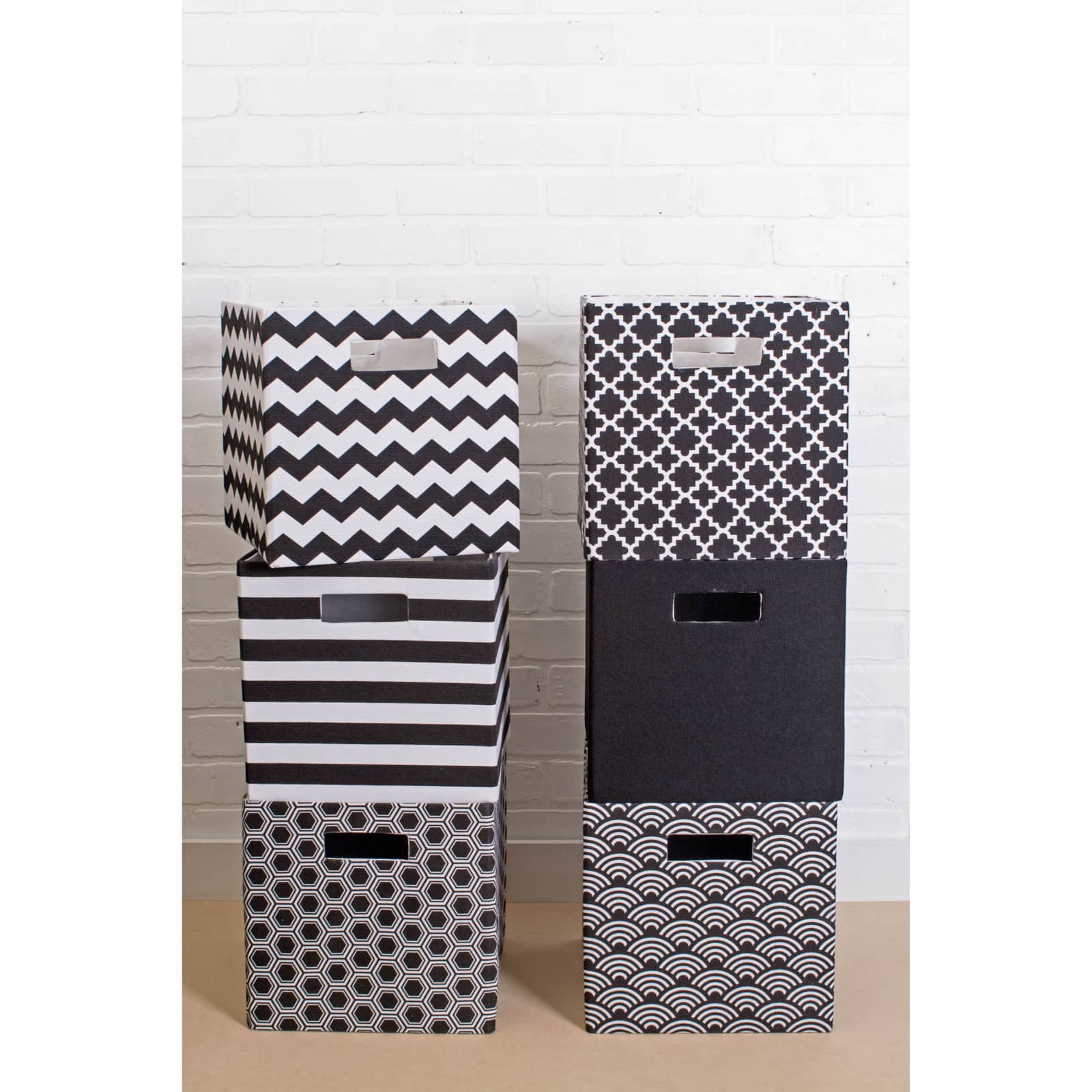 DII® 11" Polyester Stripes Storage Cube