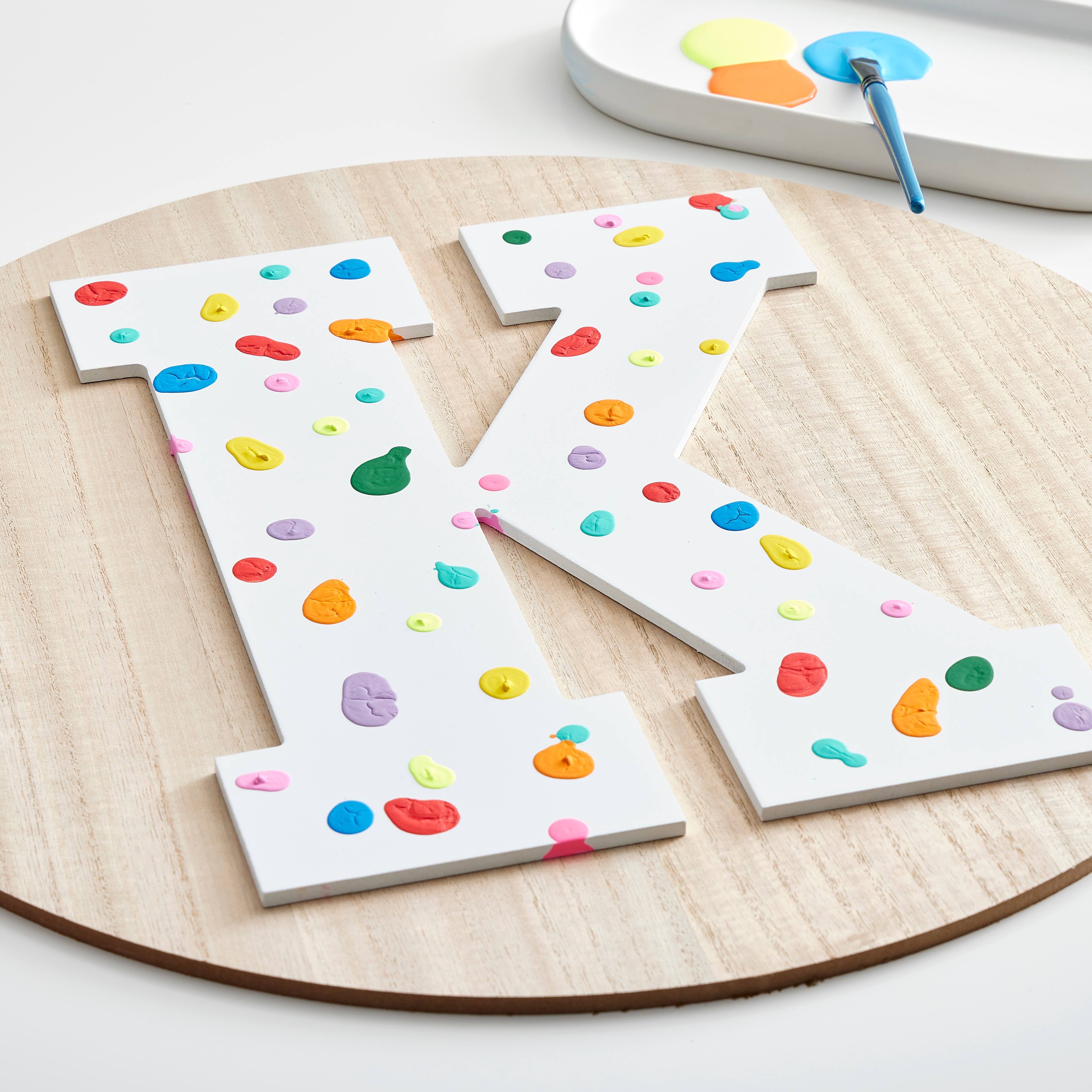 6 Pack: 13" White MDF Uppercase Letter by Make Market®