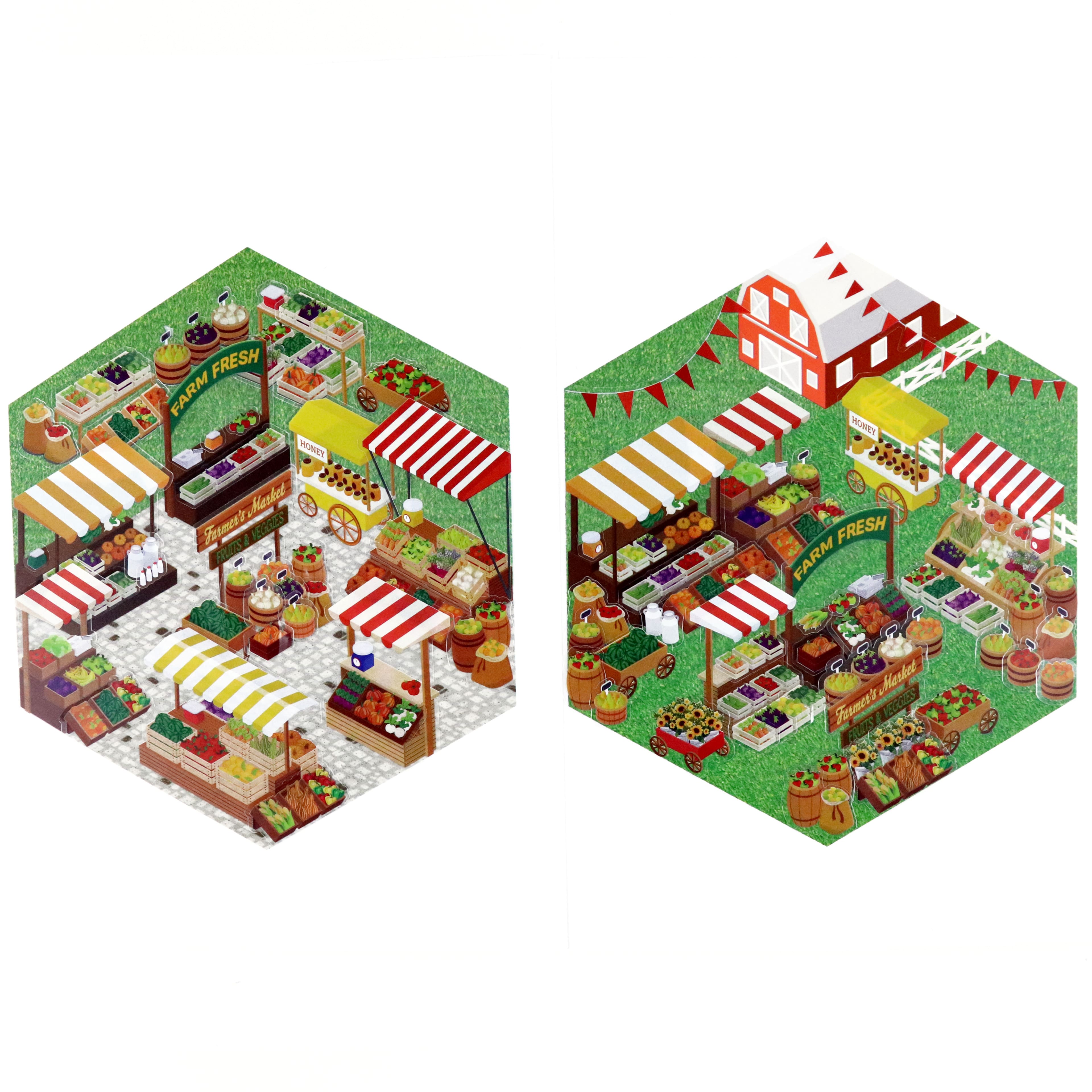 Farmers Market Sticker Scene Kit by Recollections™