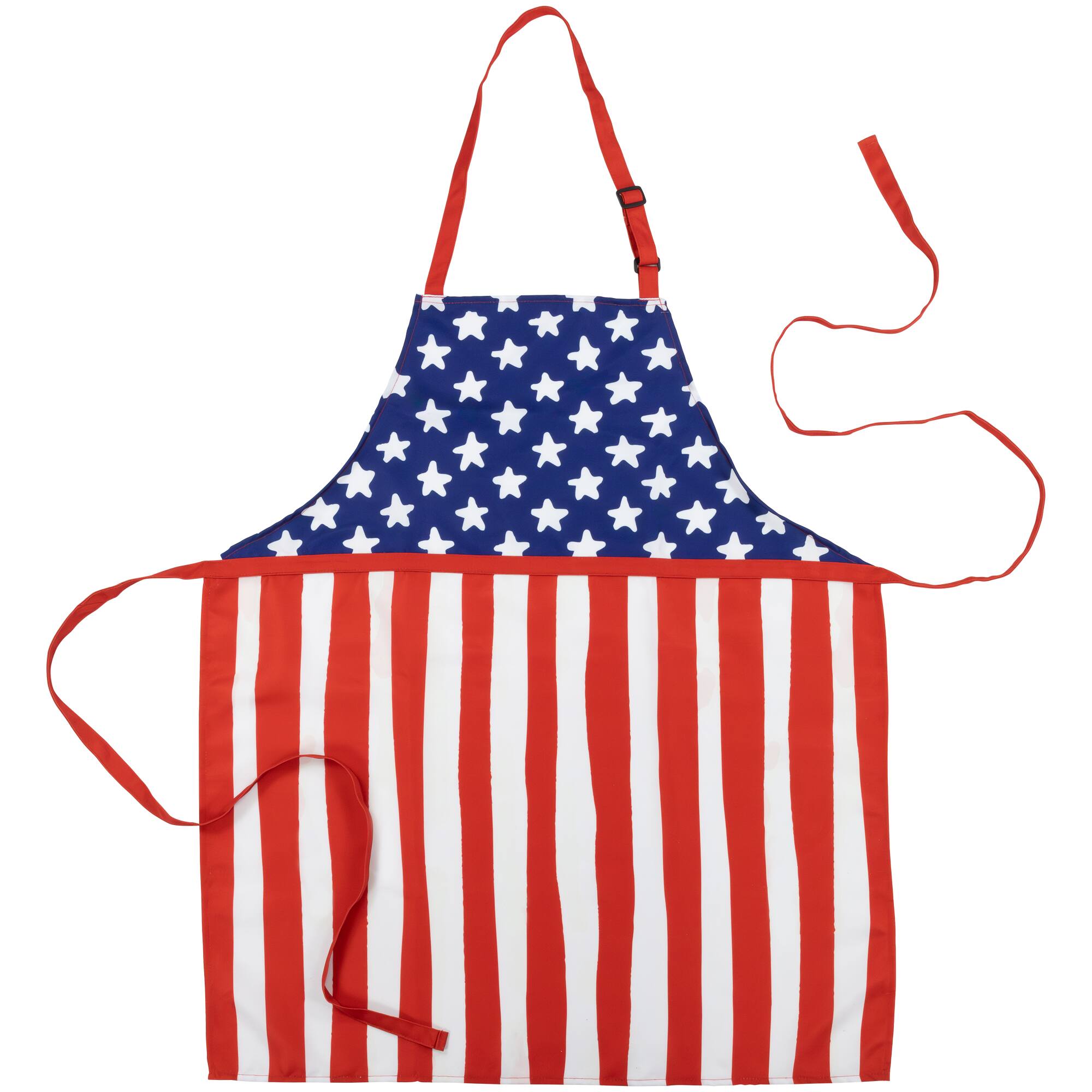 31.5" Adjustable Stars & Stripes Americana Cooking Apron