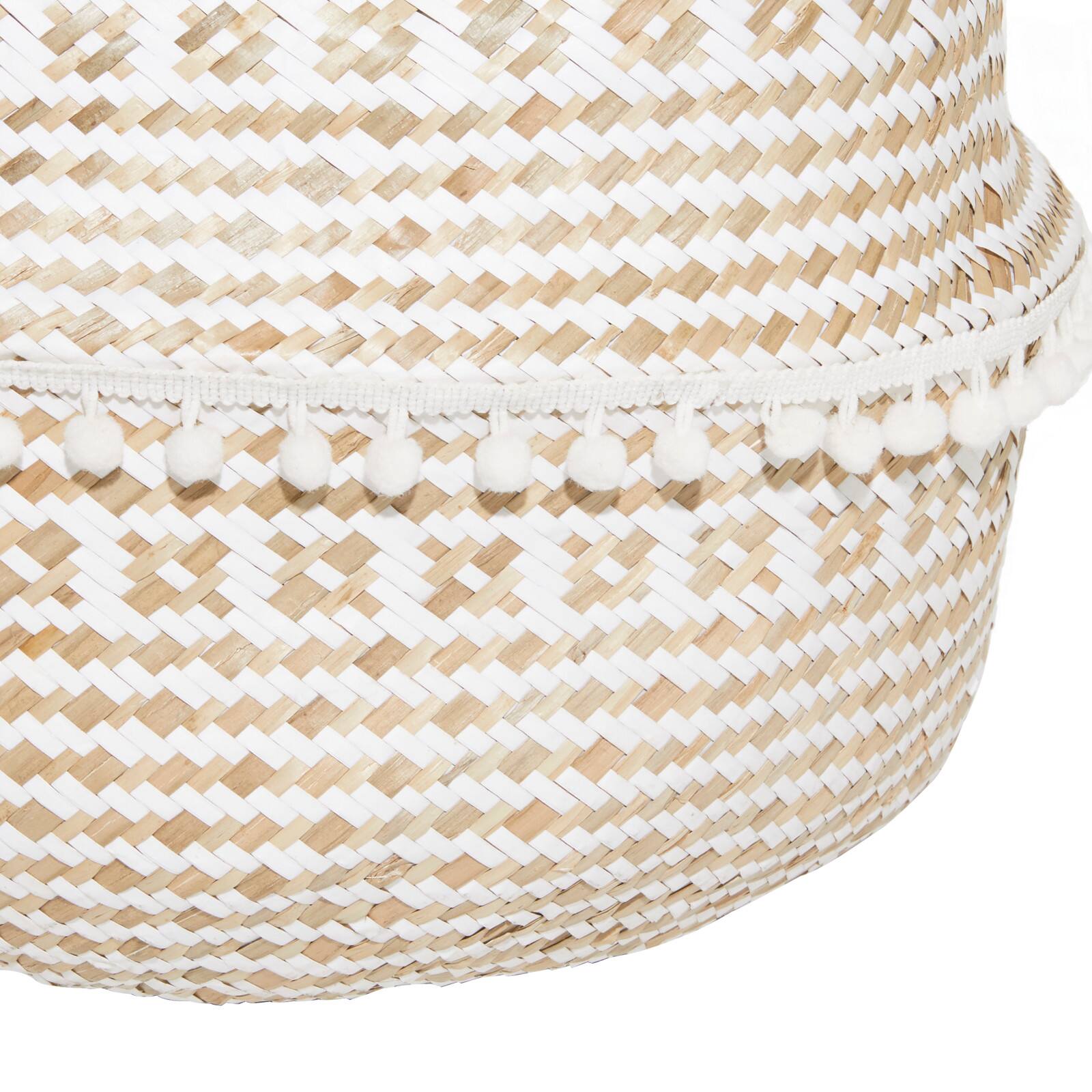 Brown Wood Natural Storage Basket Set