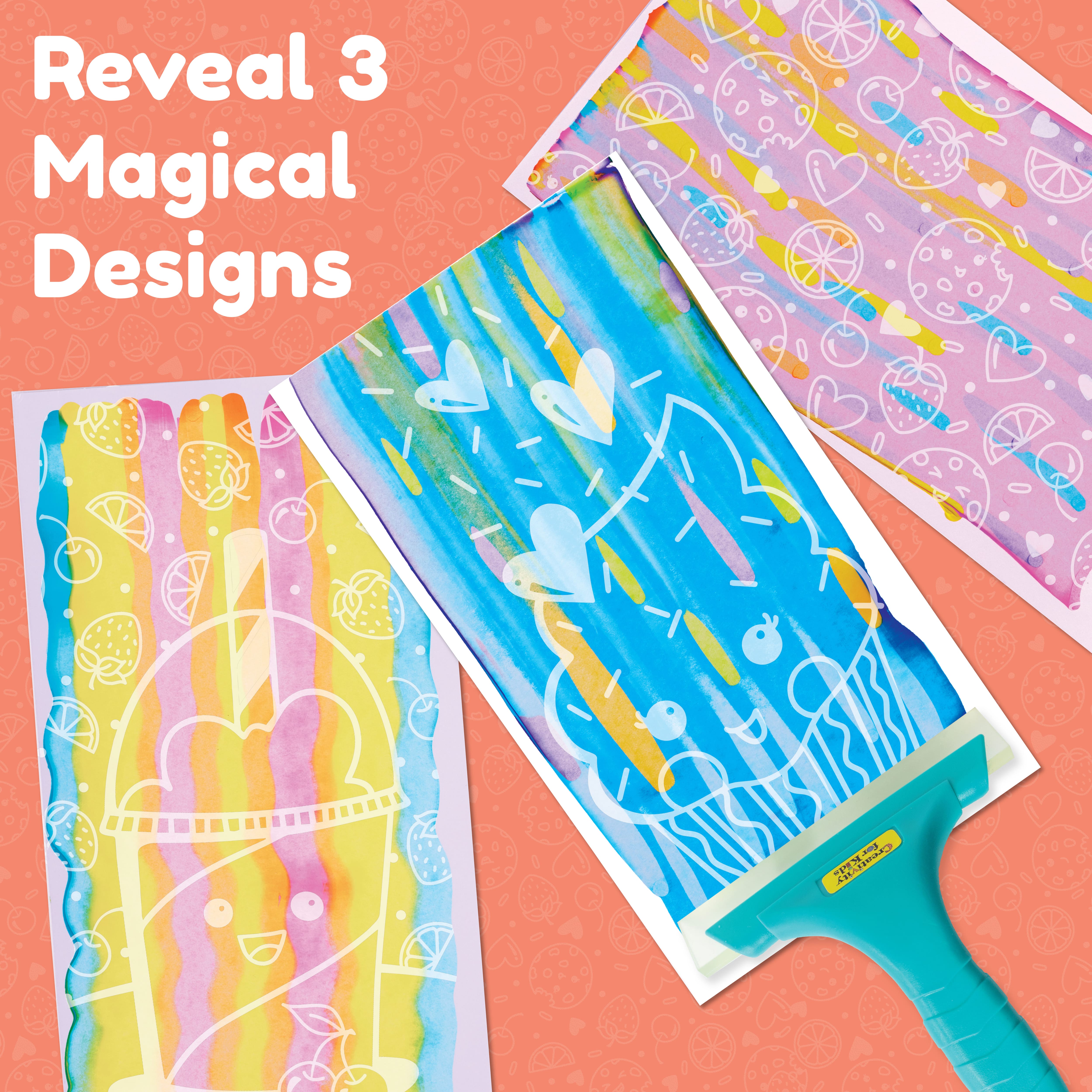 Creativity for Kids® Kawaii Squeegeez Magic Reveal Art