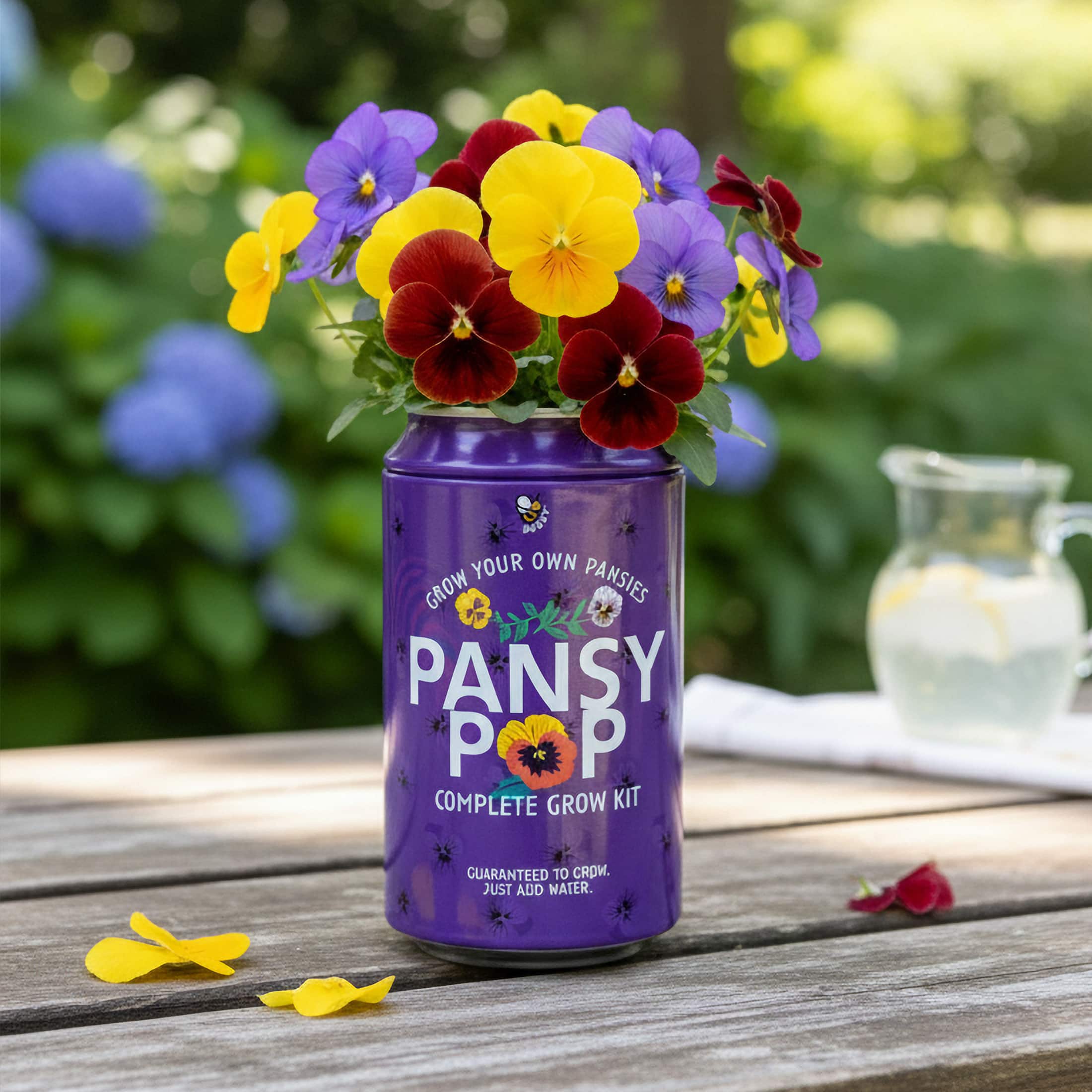 Buzzy® Pansy Soda Can Complete Grow Kit