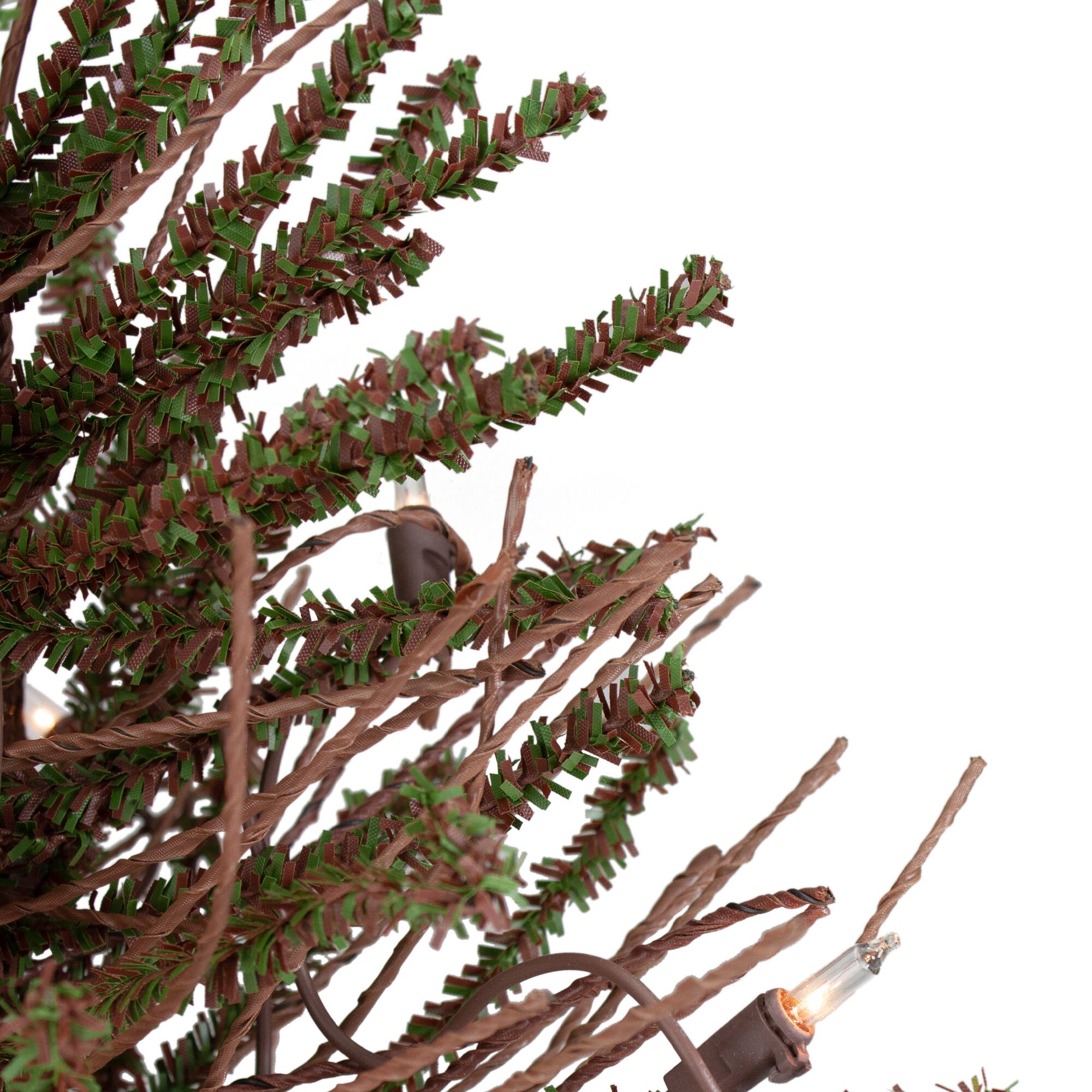 Northlight 18" Pre-Lit Potted Warsaw Twig Artificial Christmas Tree