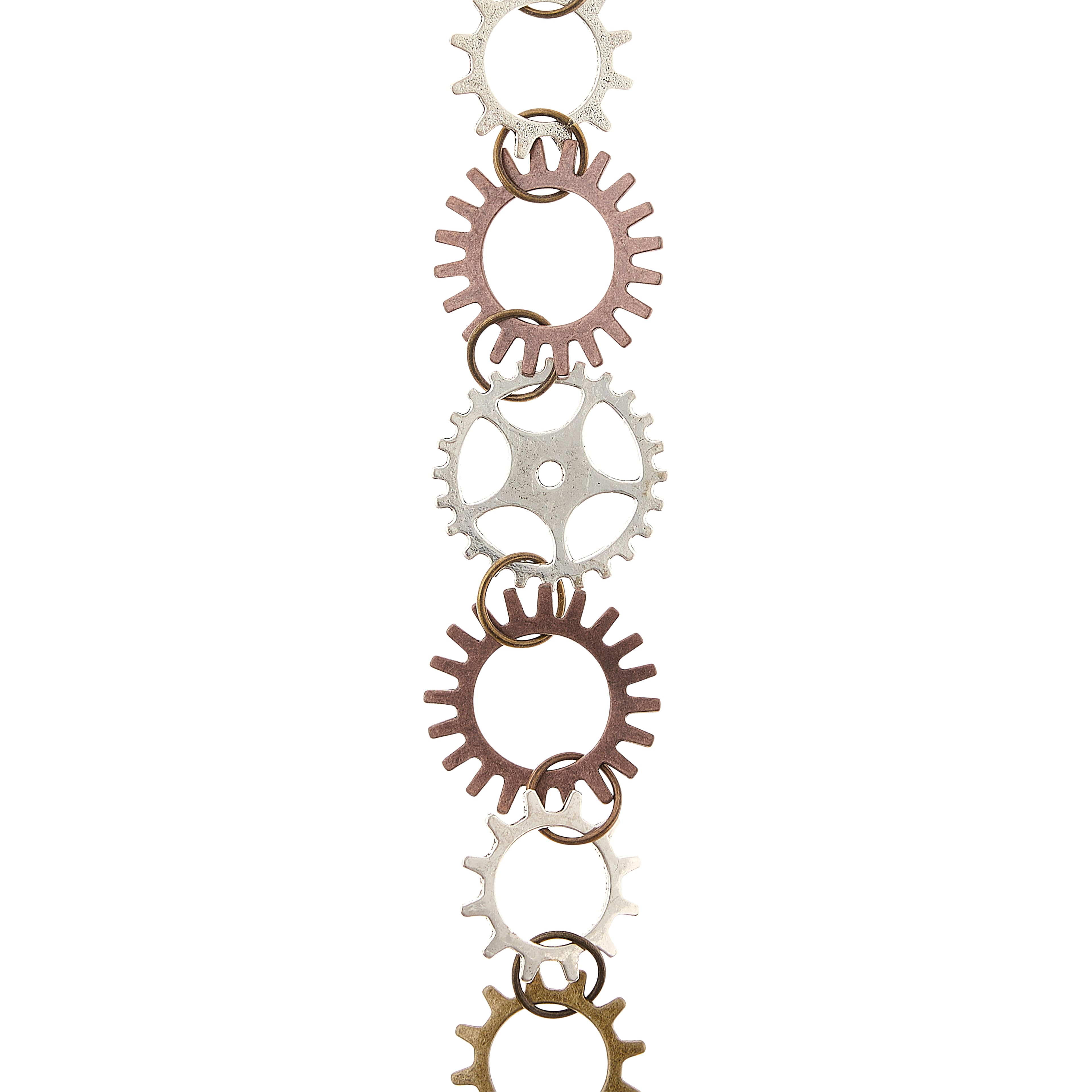 12 Pack: Metallic Metal Gear Beads by Bead Landing™