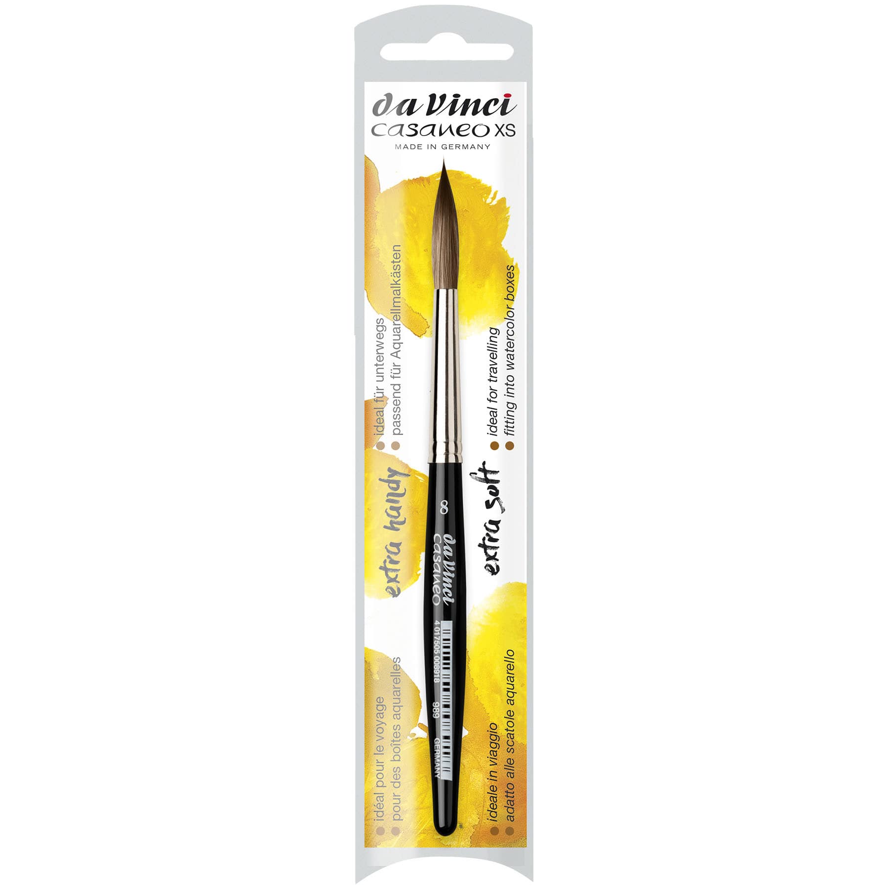da Vinci CASANEO Series 989 Size 8 Synthetic Liner Brush