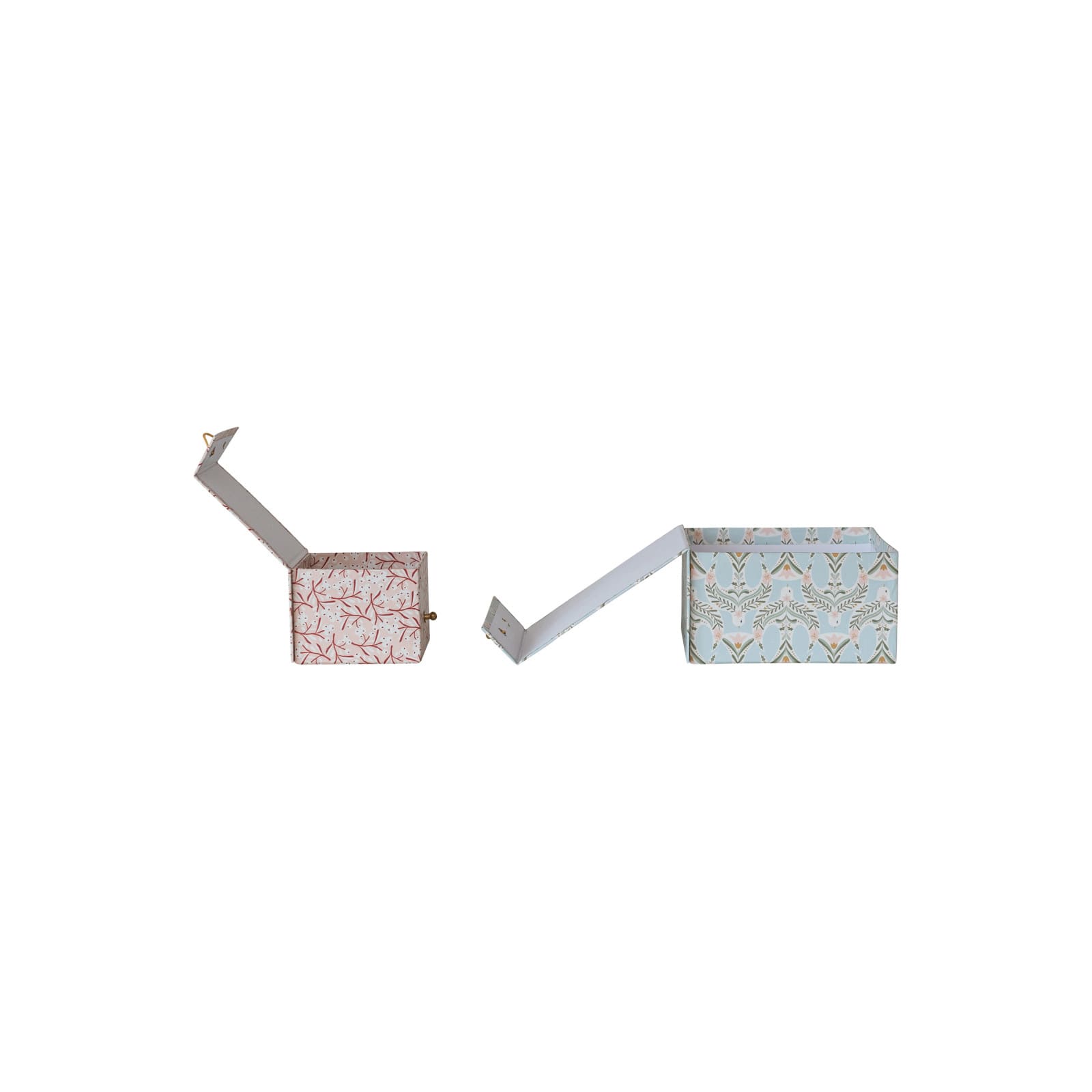 Hello Honey Berry & Dove Printed Paper Gift Boxes, 2ct.