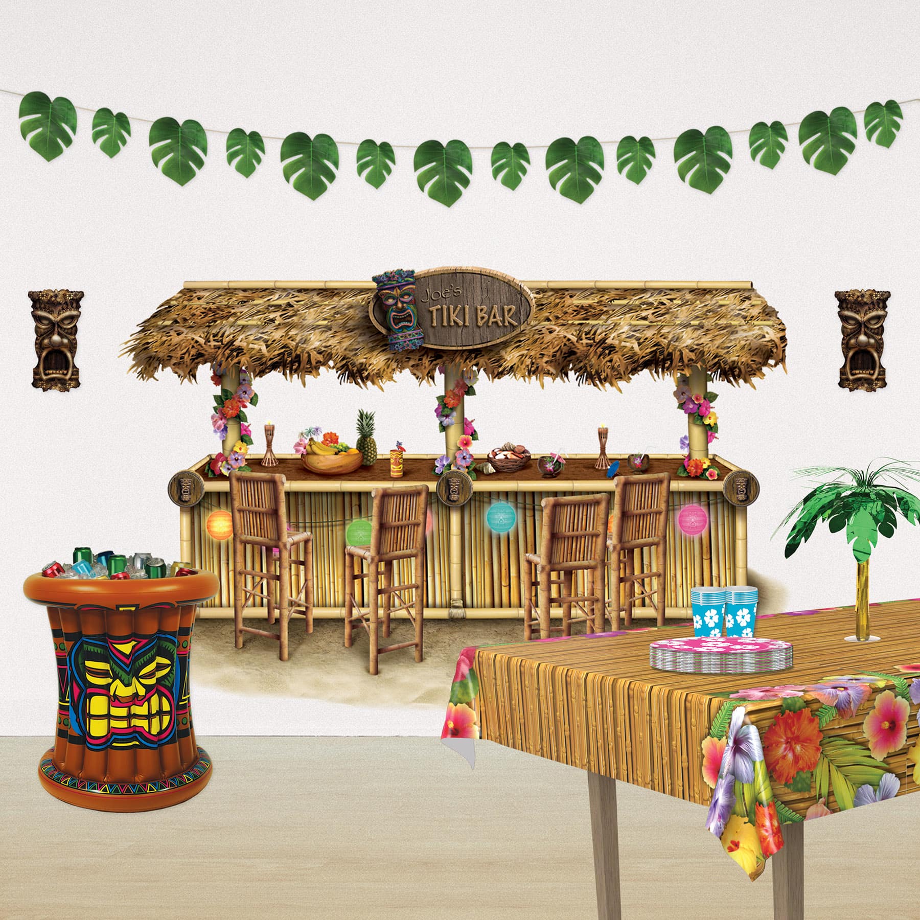 Beistle Inflatable Tiki Cooler