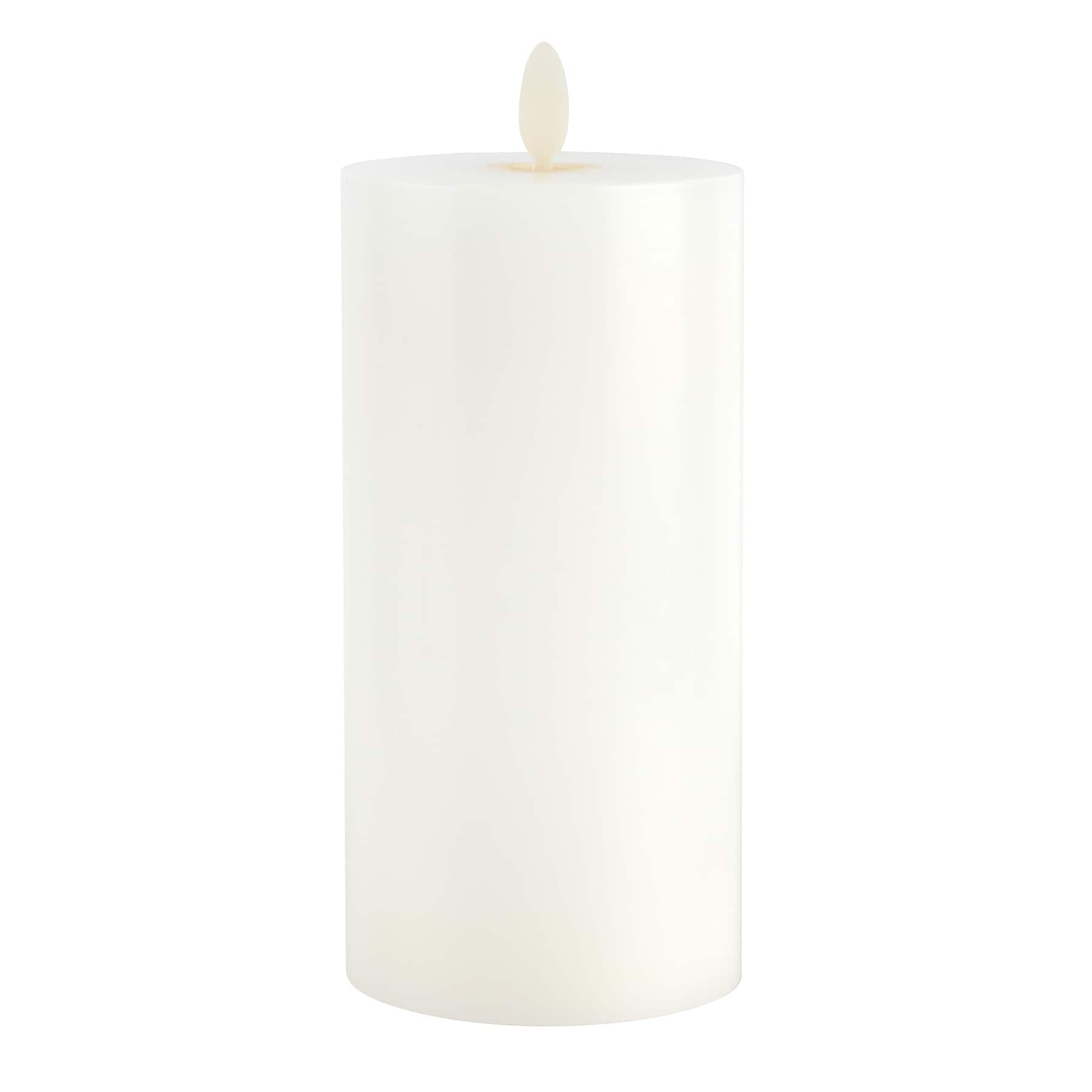 3" x 6" Moving Flame LED Wax Pillar Candle by Ashland