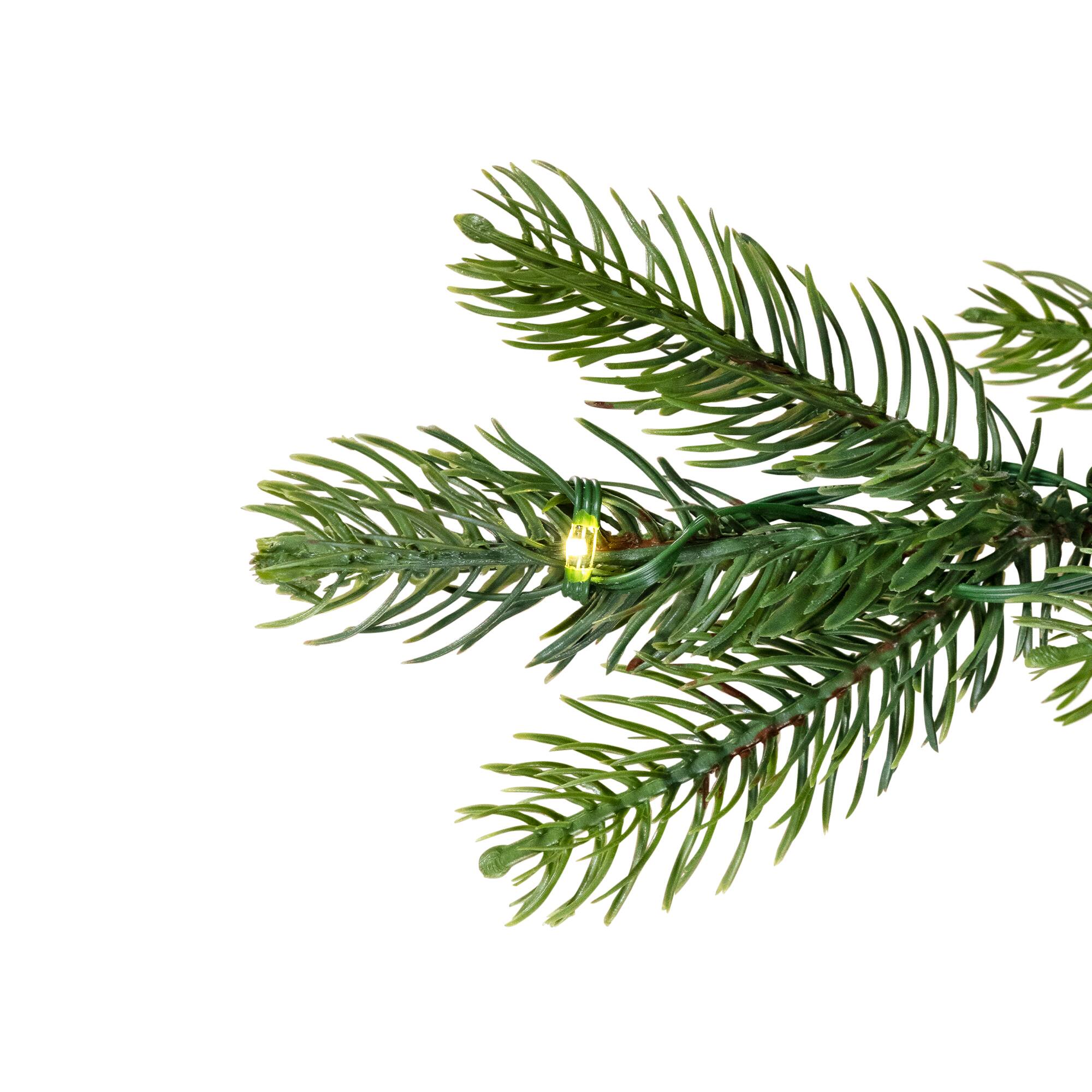 7.5ft. Pre-Lit Oregon Noble Fir Artificial Christmas Tree,  Warm White LED Lights
