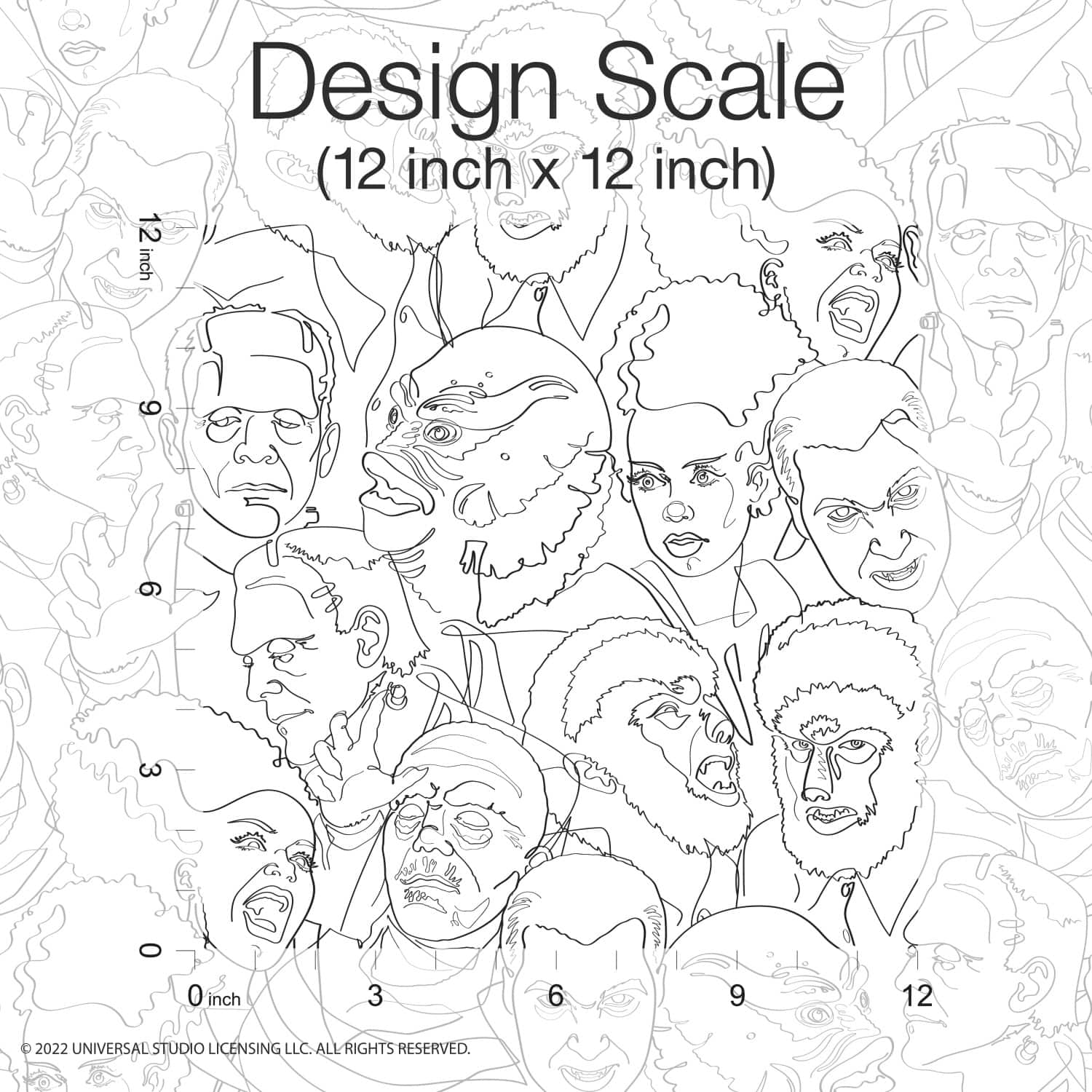 RoomMates Universal Classic Monsters Peel & Stick Wallpaper