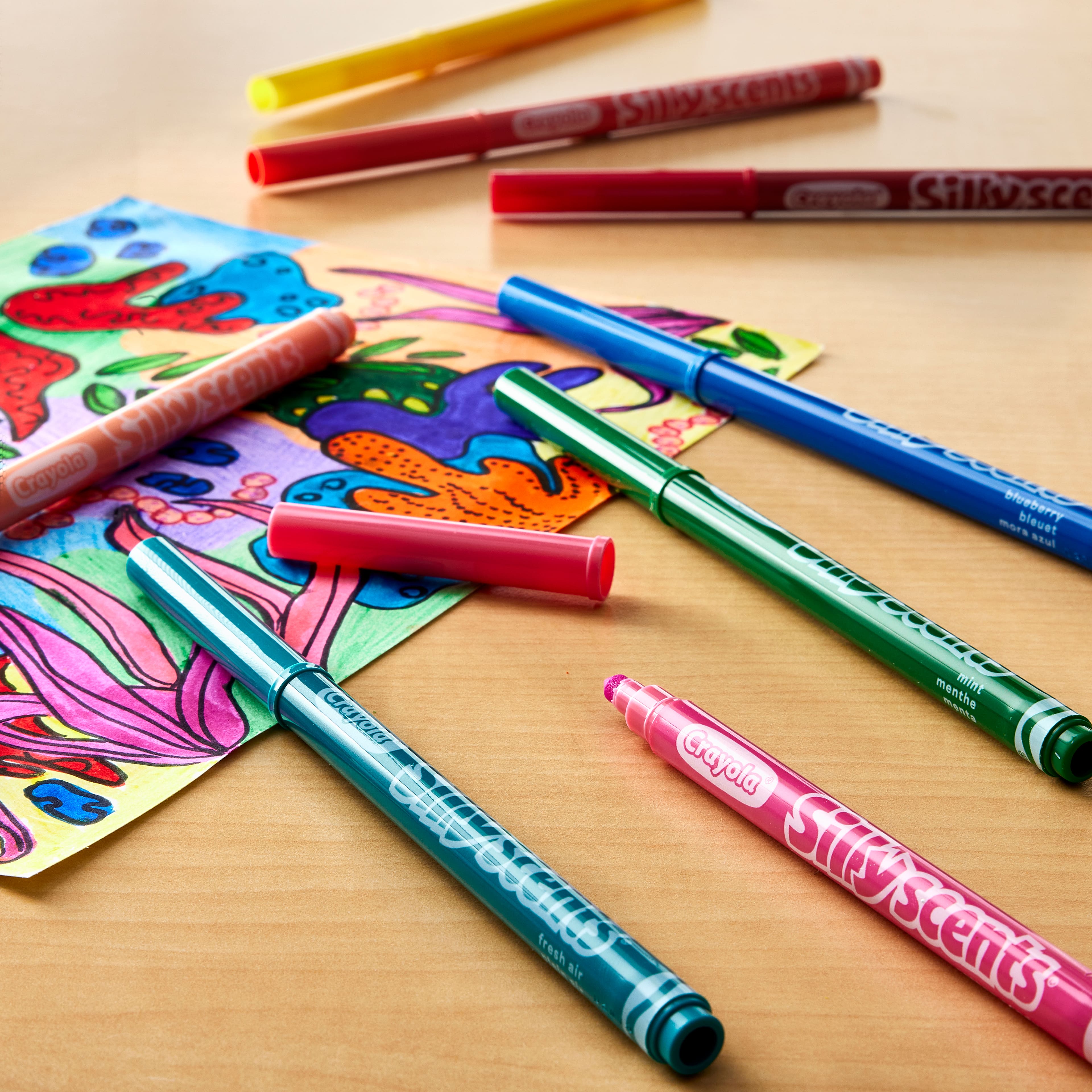 12 Packs: 10 ct. (120 total) Crayola® Silly Scents™ SmashUps Markers