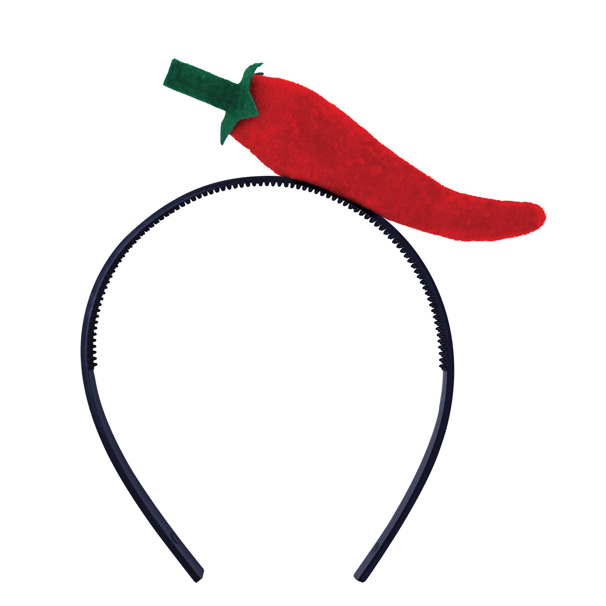 Beistle Red Chili Pepper Headband